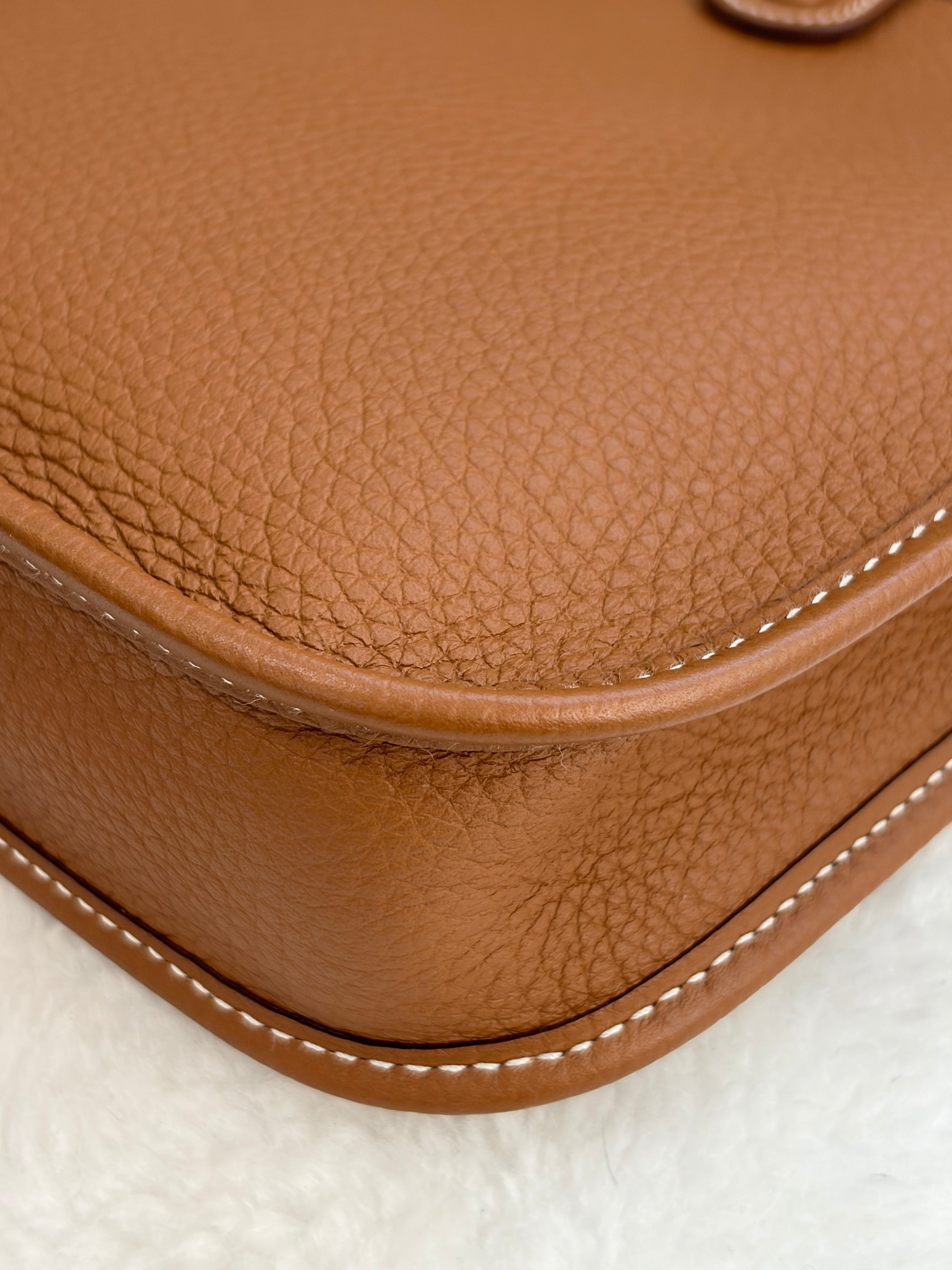 [Preloved] Hermès Mini Evelyne Gold TC CC