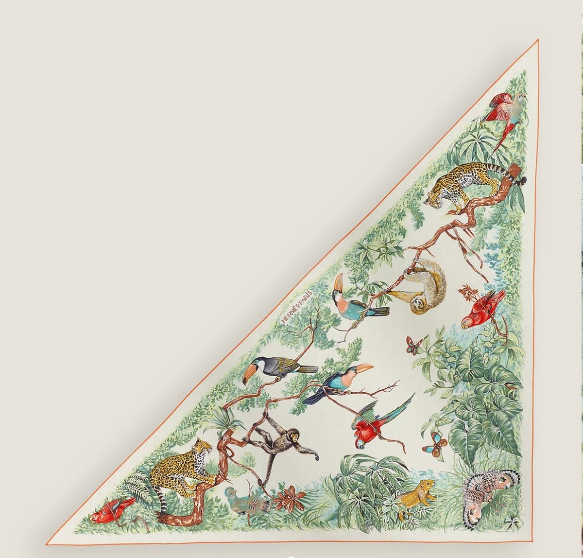 [New] Hermès Triangle Cashmere