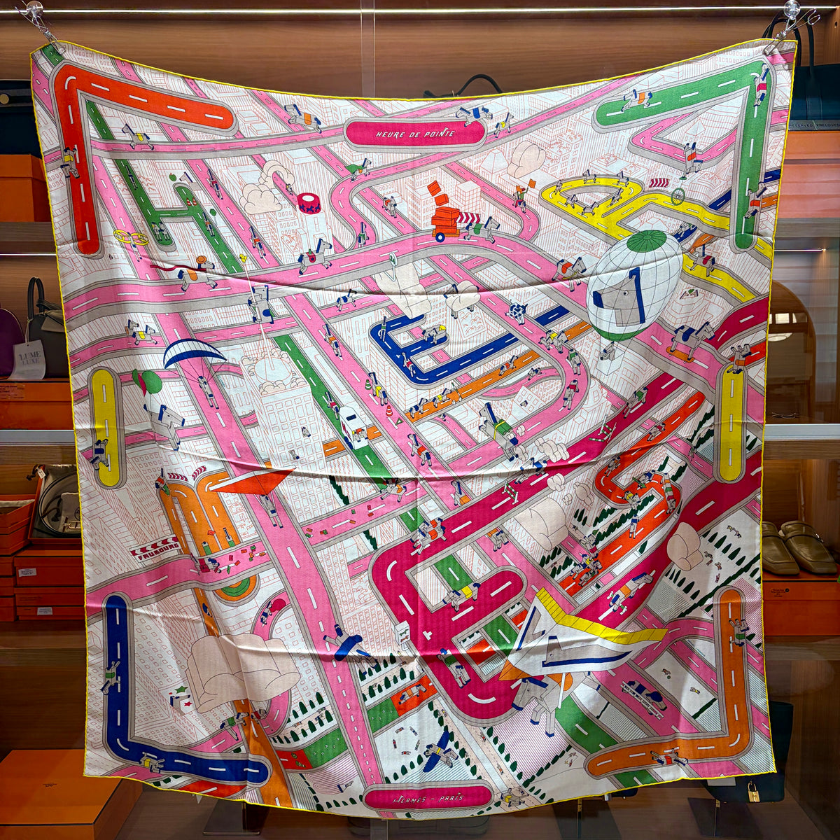[New] Hermès Shawl 140 Cashmere