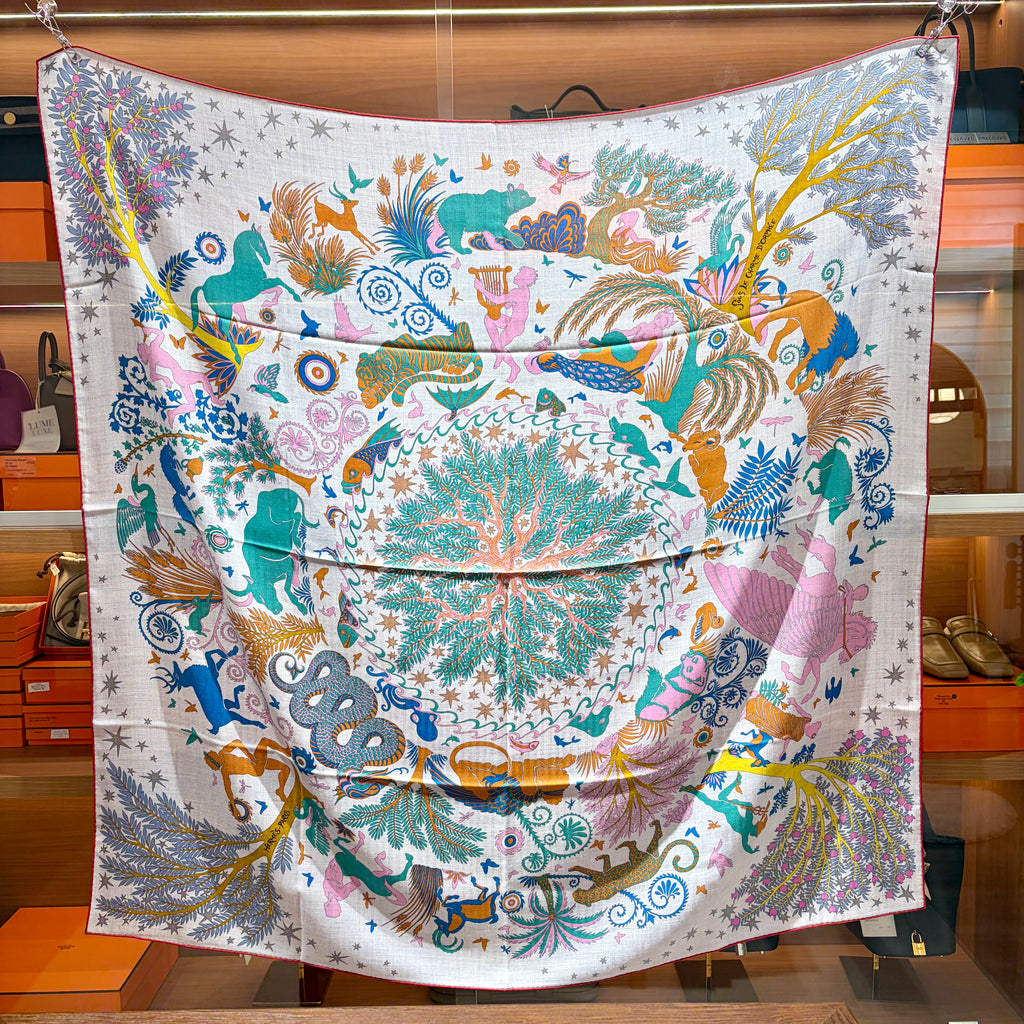 [New] Hermès Shawl 140 Cashmere