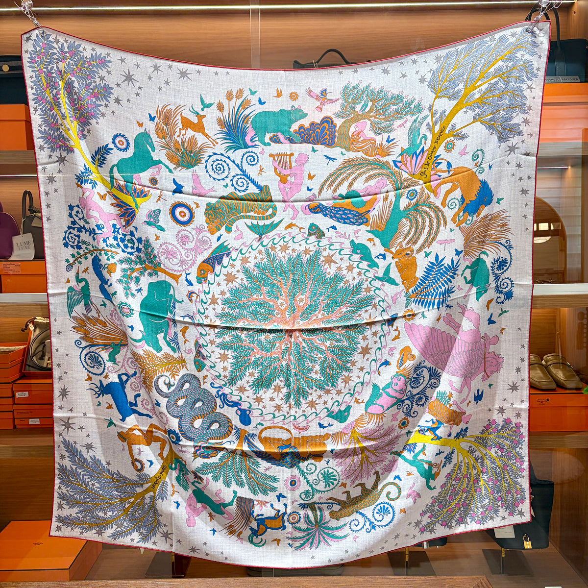 [New] Hermès Shawl 140 Cashmere