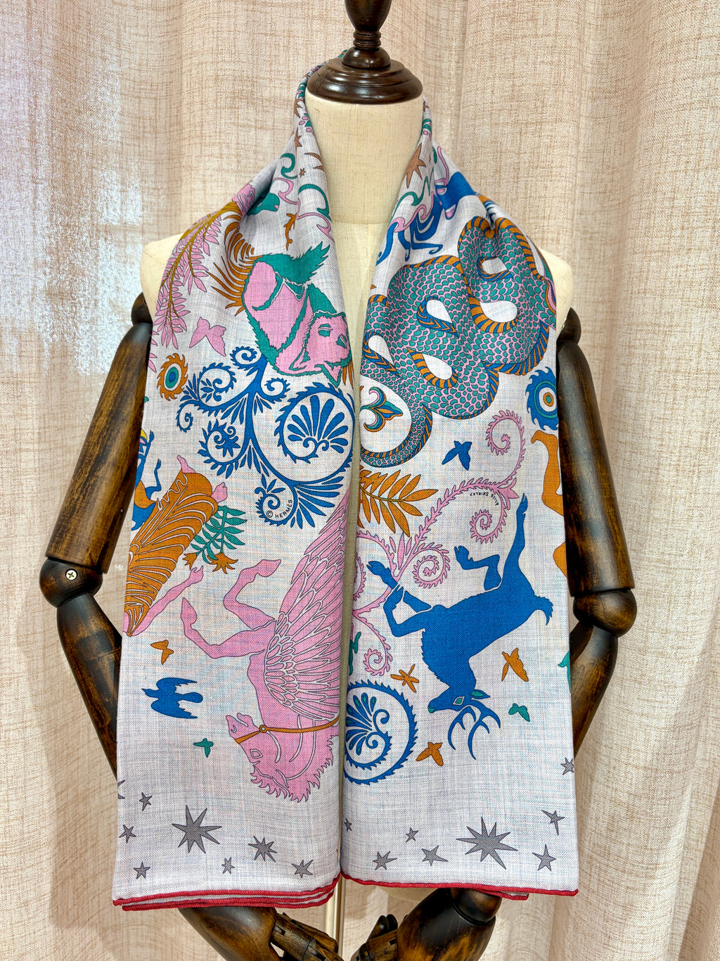 [New] Hermès Shawl 140 Cashmere