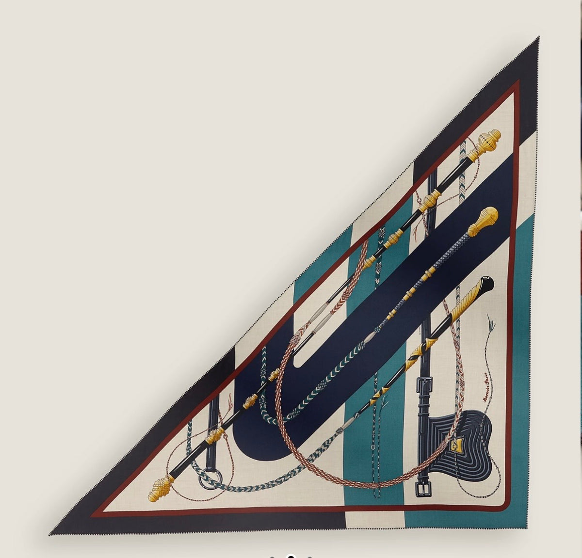 [New] Hermès Triangle Cashmere