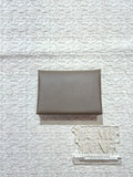 [New] Hermès Calvi Duo Compact card holder Etoupe Epsom