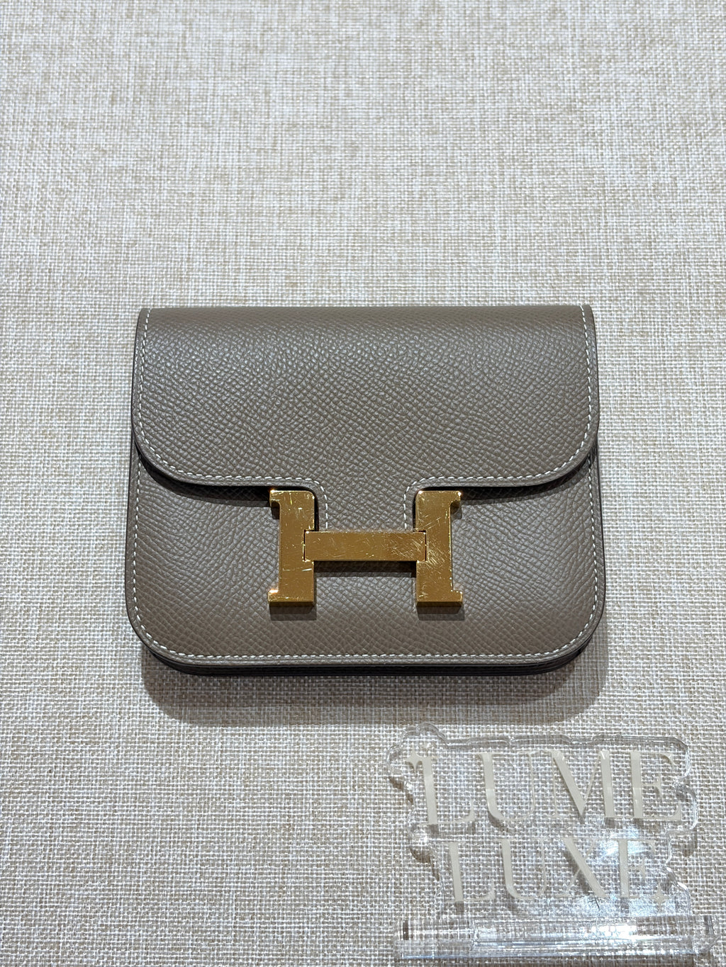 [Preloved] Hermès Constance Slim Etoupe Epsom CC