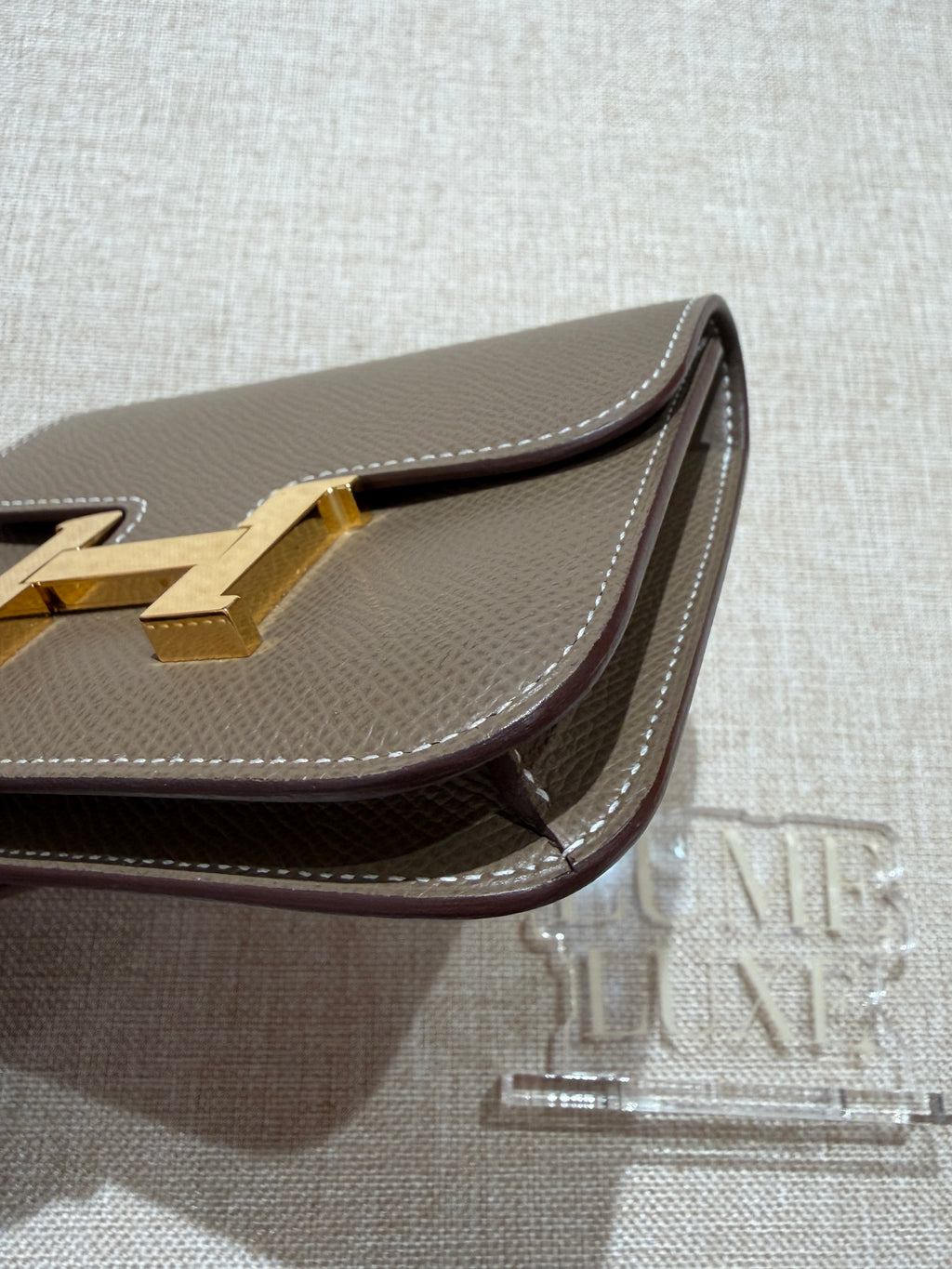 [Preloved] Hermès Constance Slim Etoupe Epsom CC