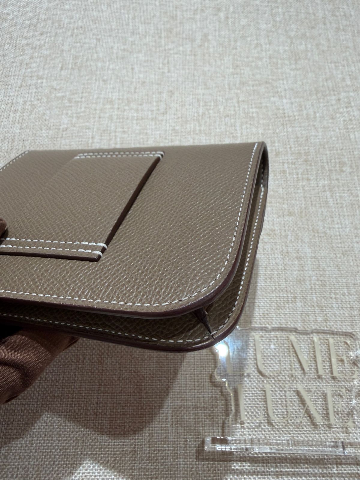 [Preloved] Hermès Constance Slim Etoupe Epsom CC