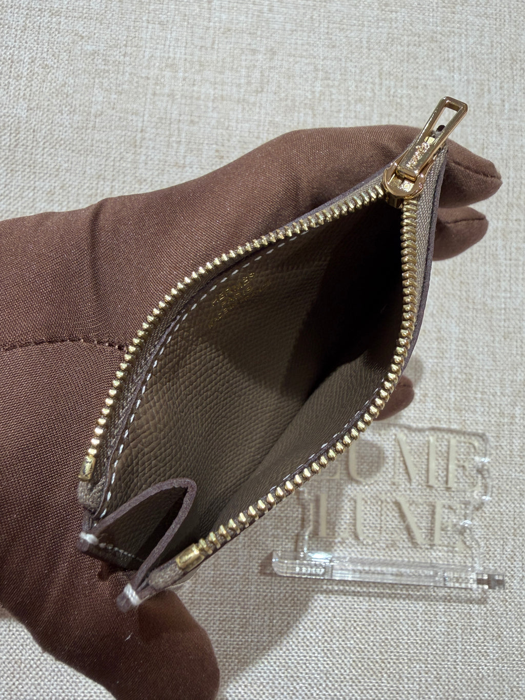 [Preloved] Hermès Constance Slim Etoupe Epsom CC