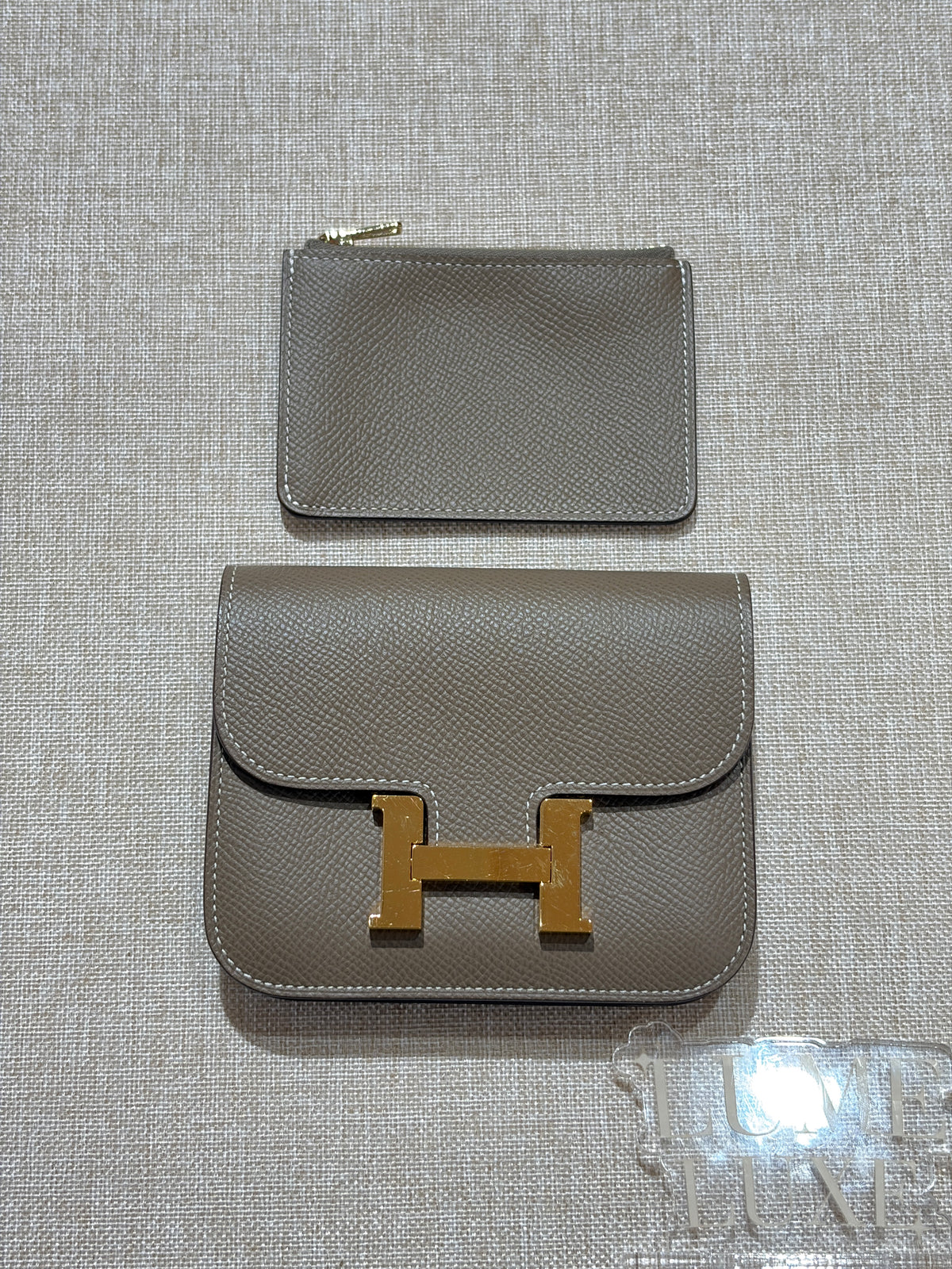 [Preloved] Hermès Constance Slim Etoupe Epsom CC