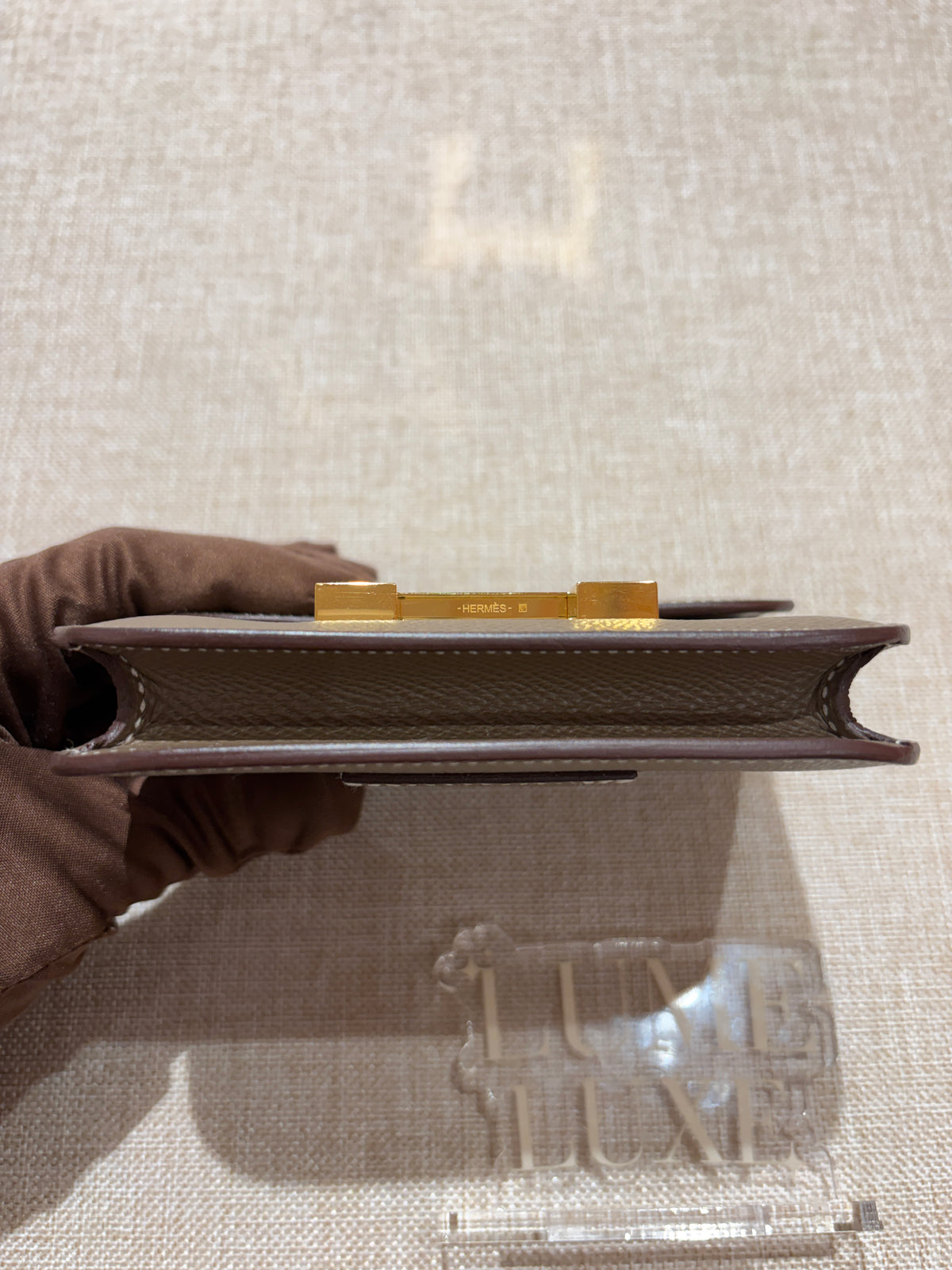 [Preloved] Hermès Constance Slim Etoupe Epsom CC