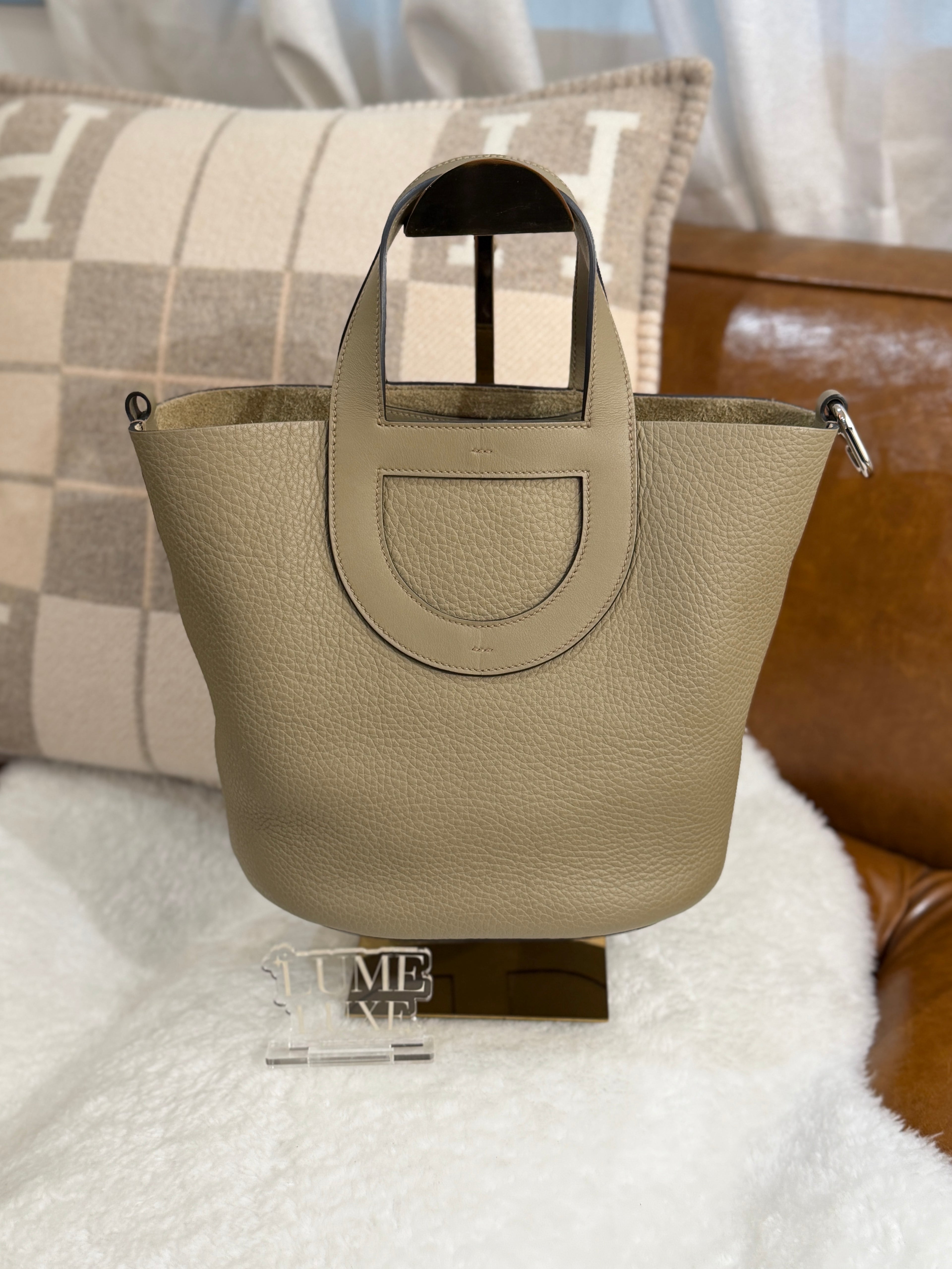 [Preloved] Hermès In-The-Loop 23 Beige Marfa TC CK