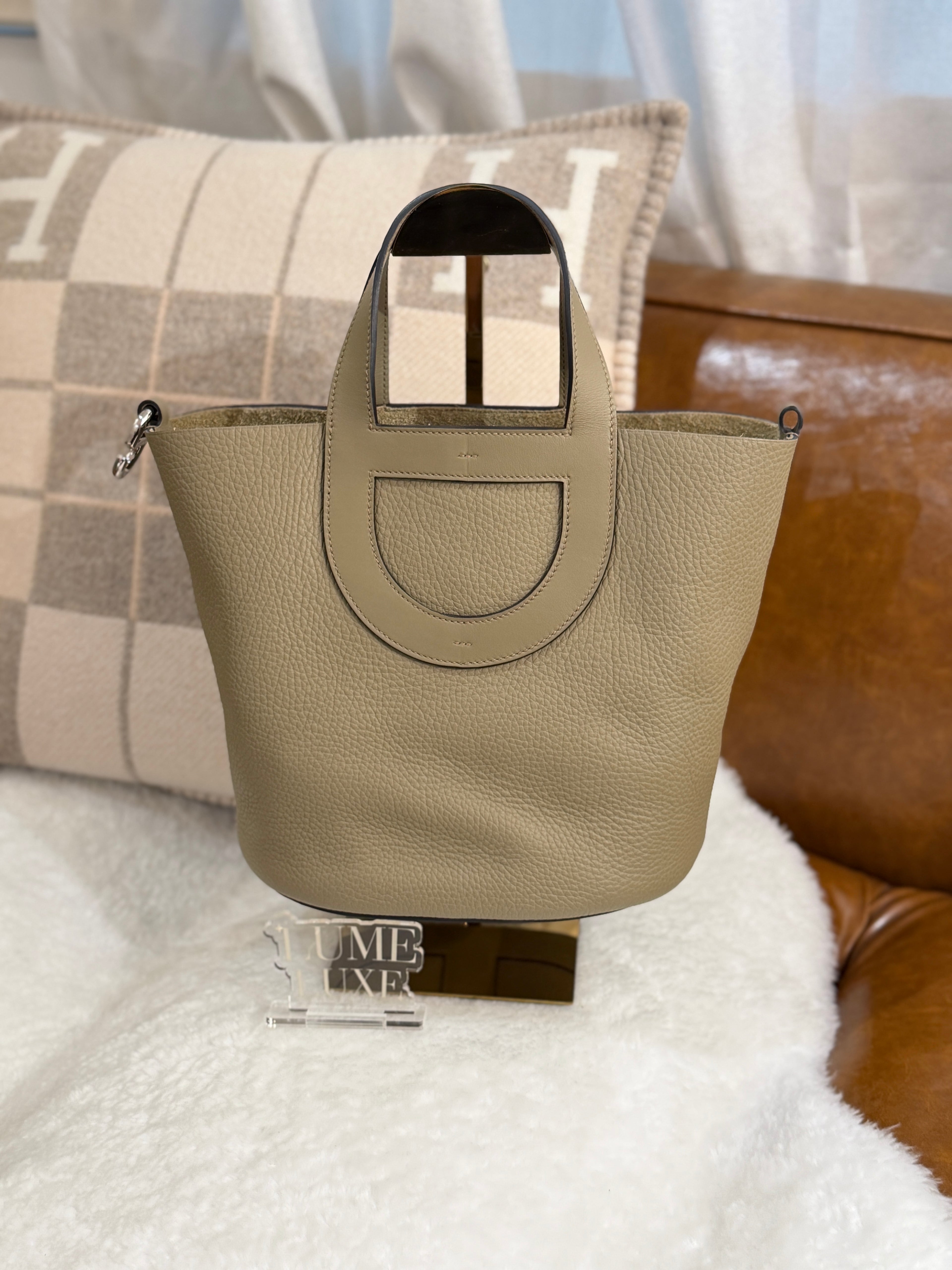 [Preloved] Hermès In-The-Loop 23 Beige Marfa TC CK