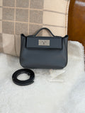 [New] Hermès 24/24-21 Gris Misty Evercolor CK