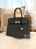 [Preloved] Hermès Birkin 30 Retourne New Vert Fonce Togo CK