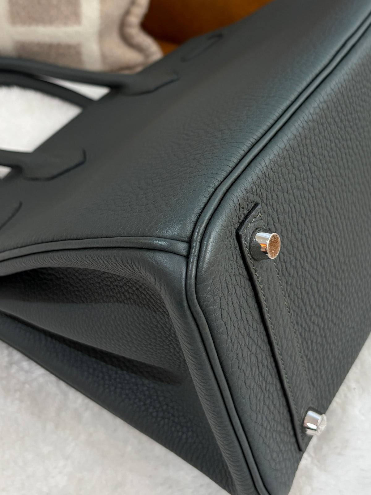 [Preloved] Hermès Birkin 30 Retourne New Vert Fonce Togo CK