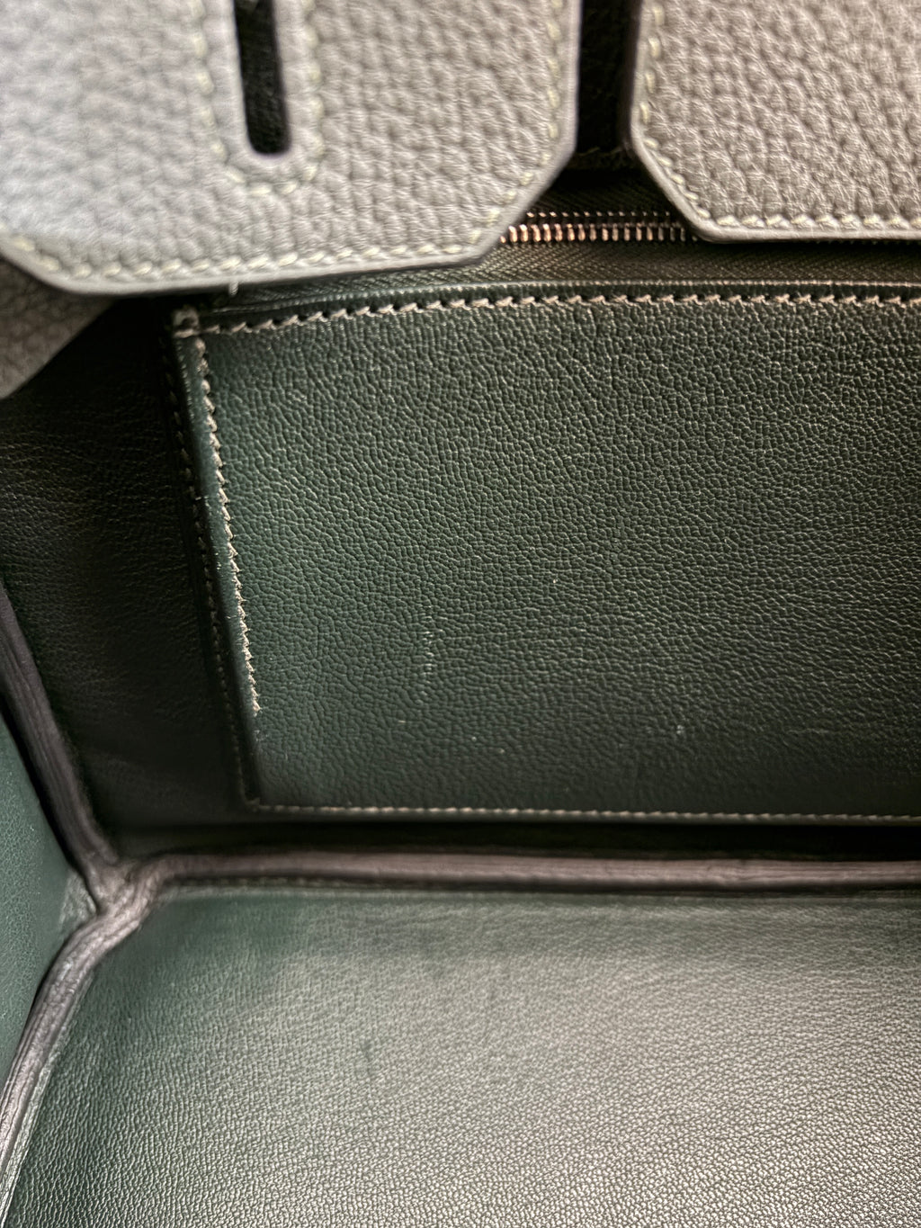 [Preloved] Hermès Birkin 30 Retourne New Vert Fonce Togo CK