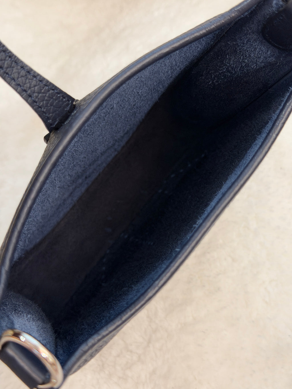 [Preloved] Hermès Mini Evelyne Bleu Nuit TC CK