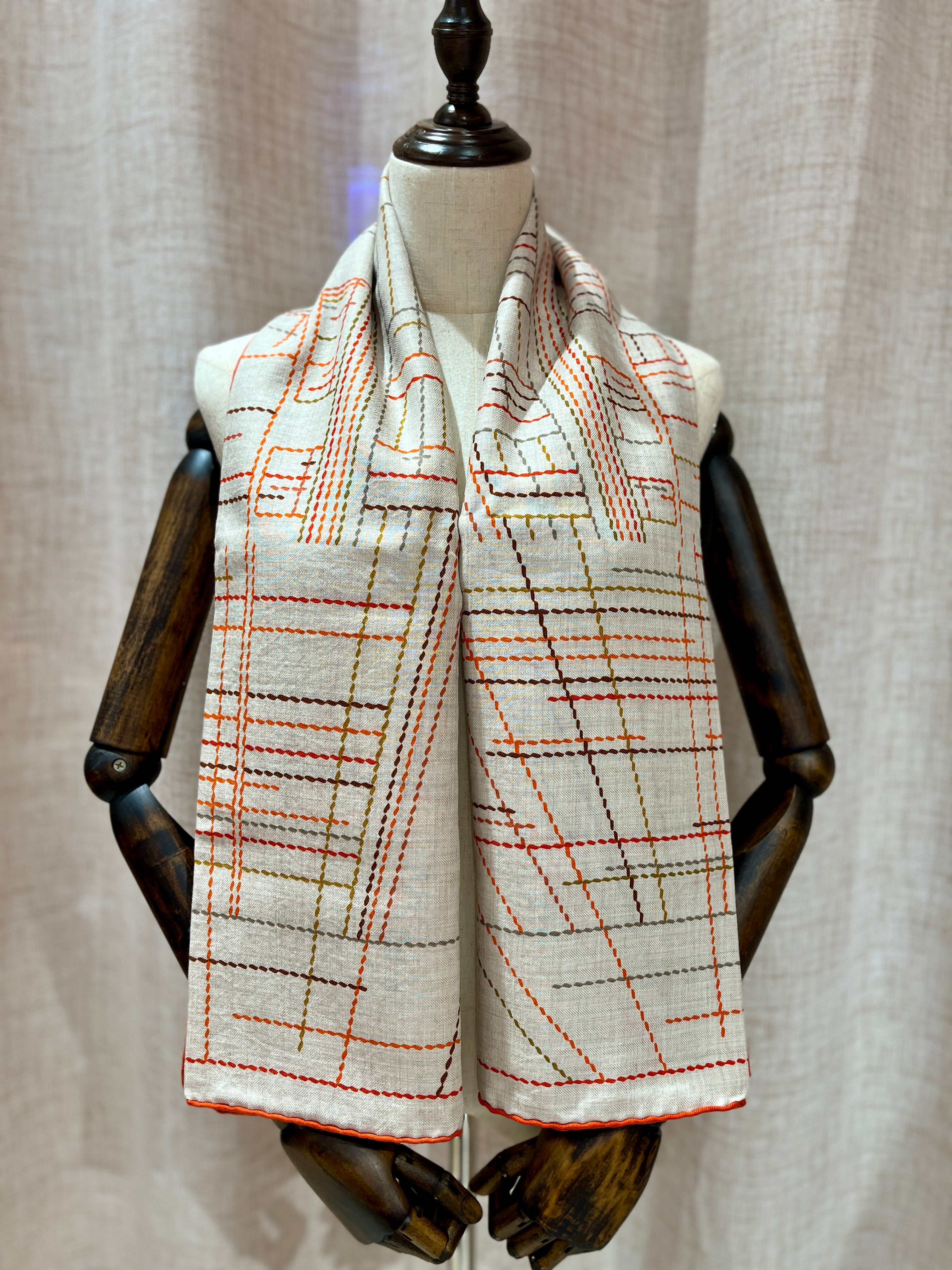 [New] Hermès Shawl 140 Cashmere