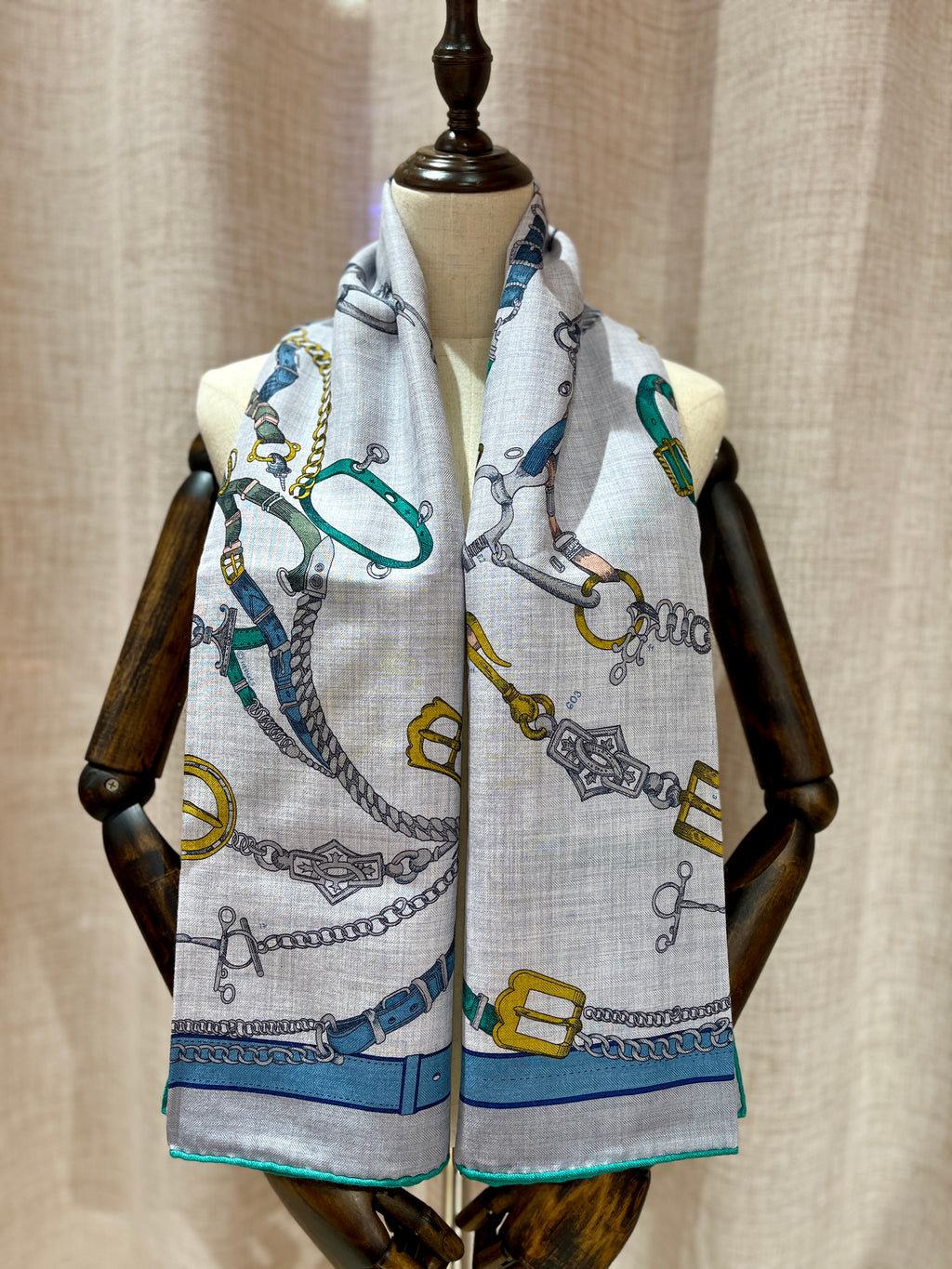 [New] Hermès Shawl 140 Cashmere