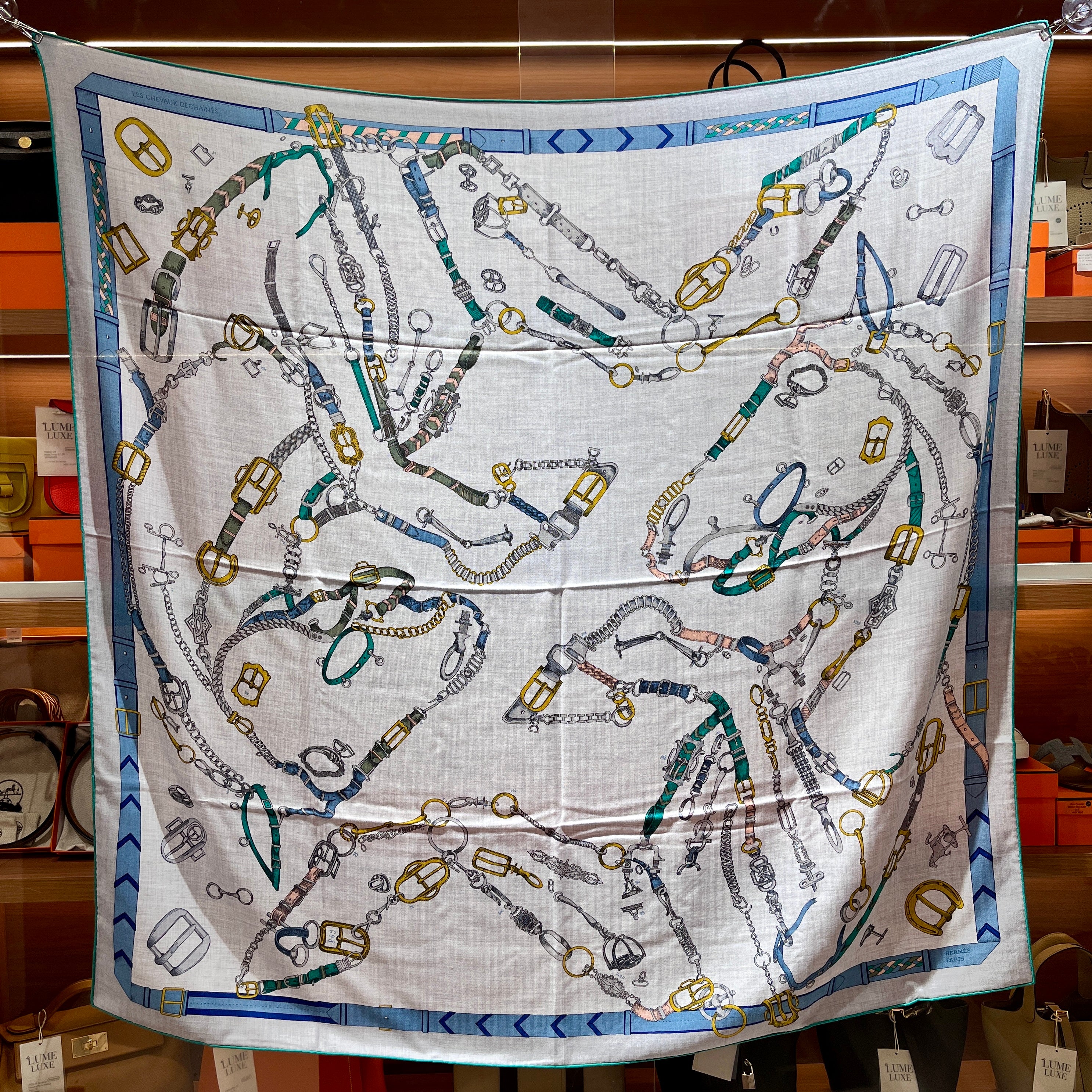 [New] Hermès Shawl 140 Cashmere