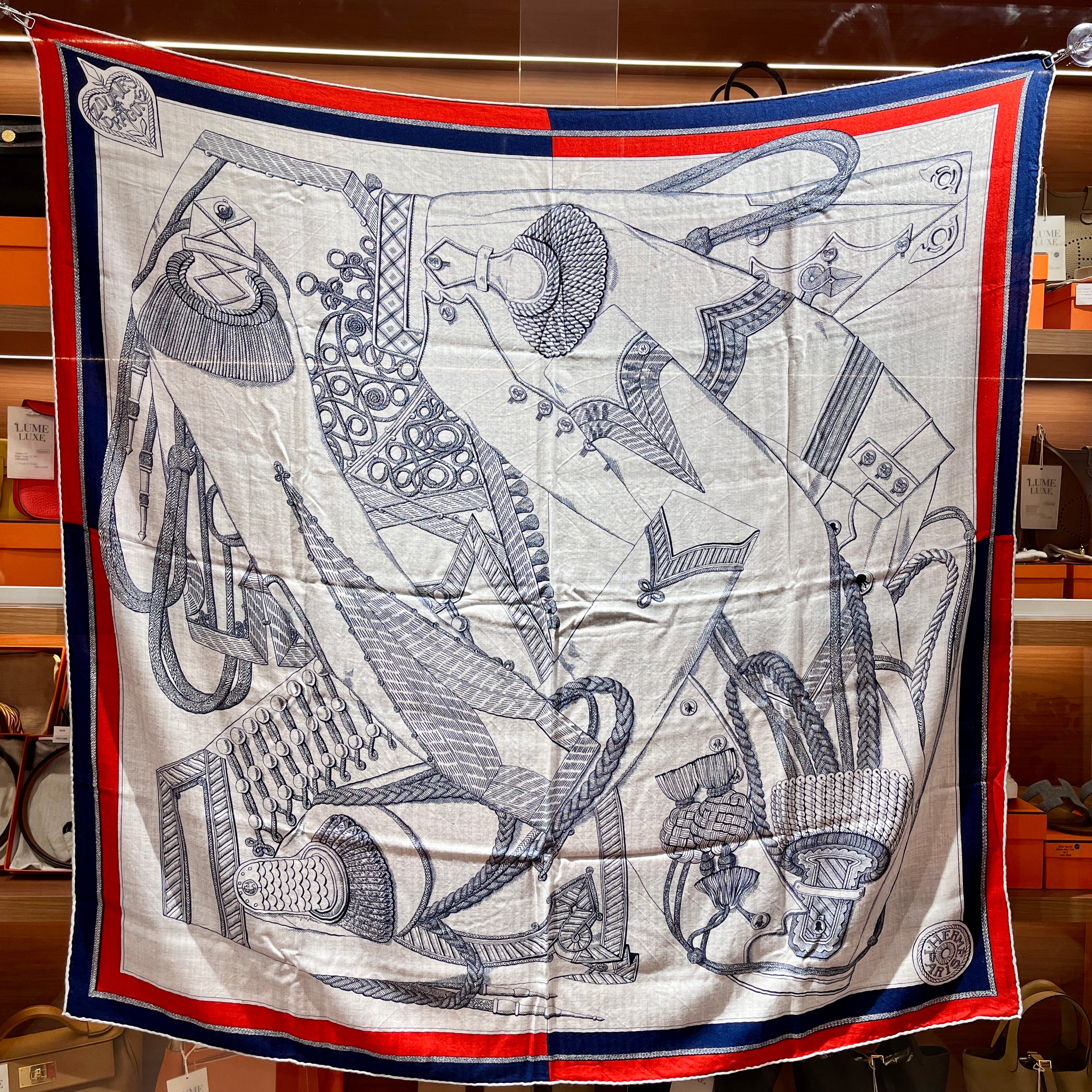 [Preloved] Hermès Shawl 140 Cashmere