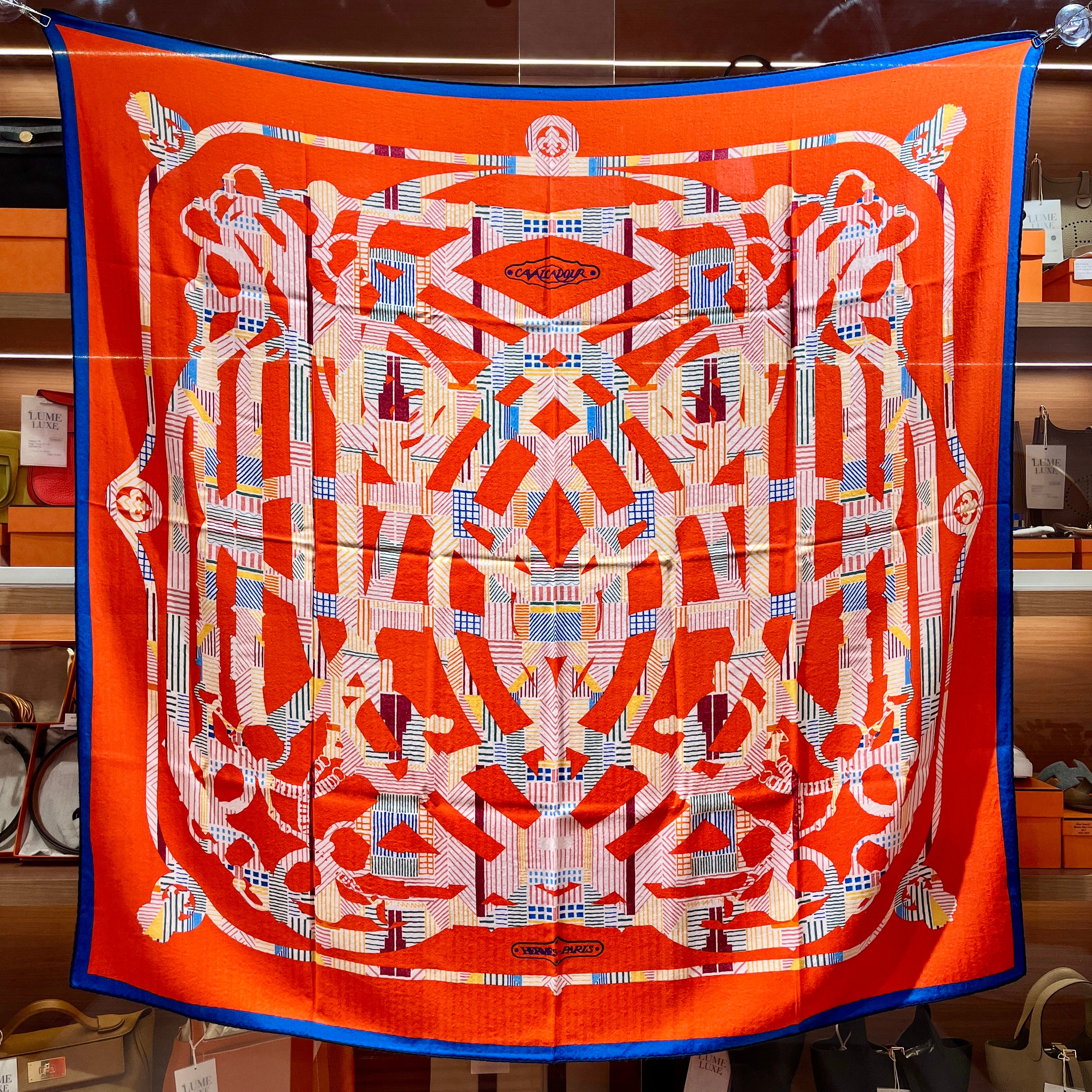 [Preloved] Hermès Shawl 140 Cashmere