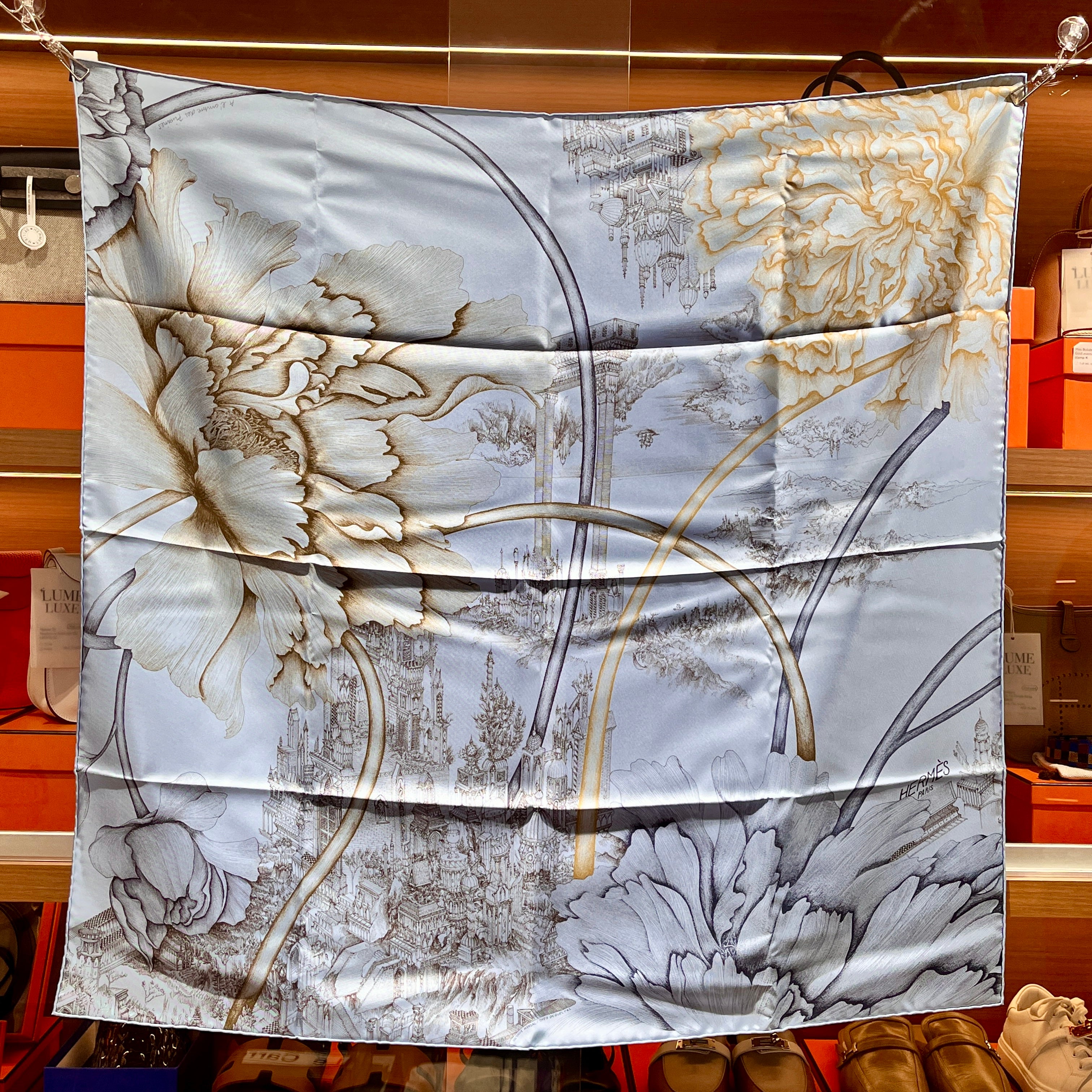 [New] Hermès Scarf 90 Silk