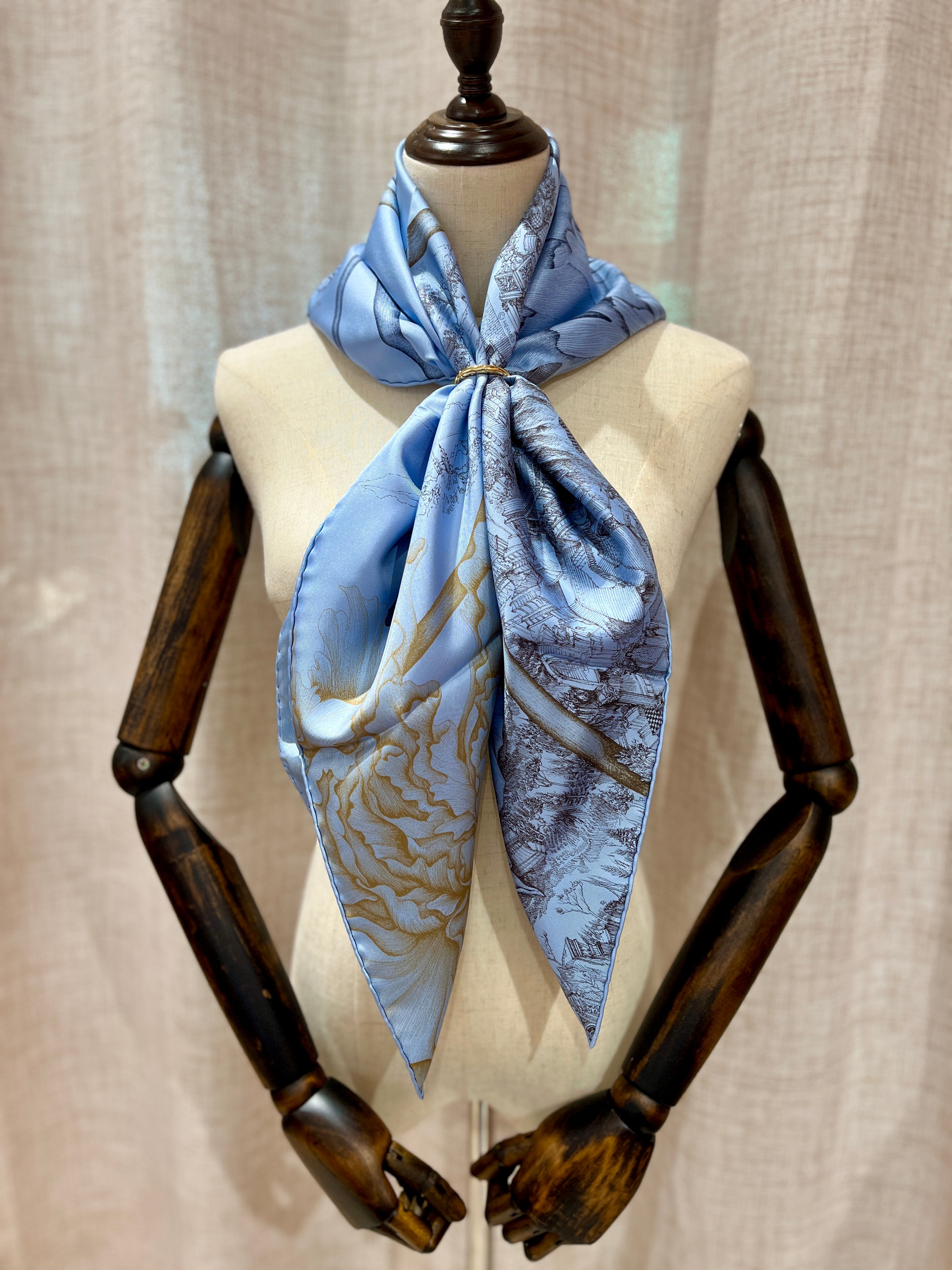 [New] Hermès Scarf 90 Silk