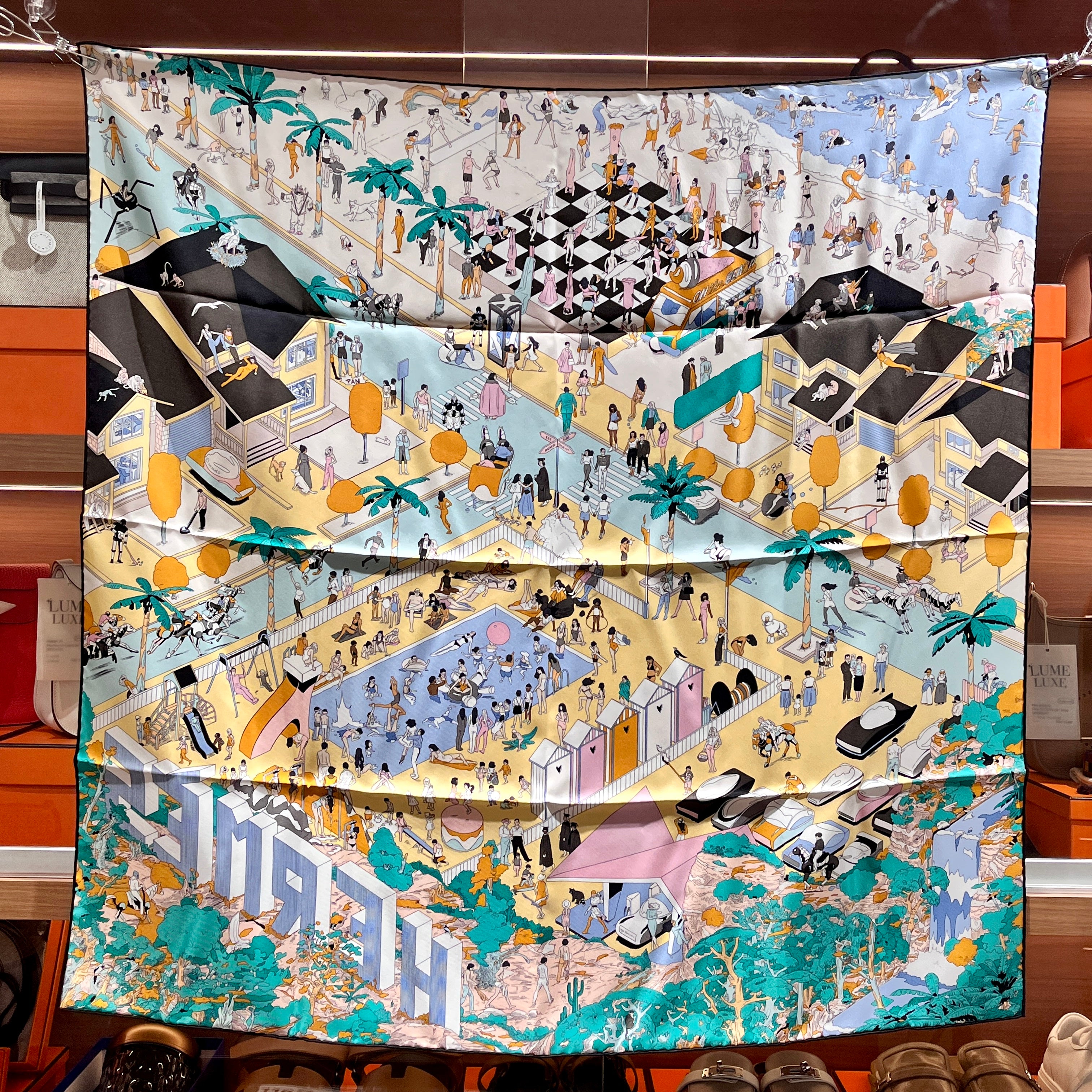 [New] Hermès Scarf 90 Silk