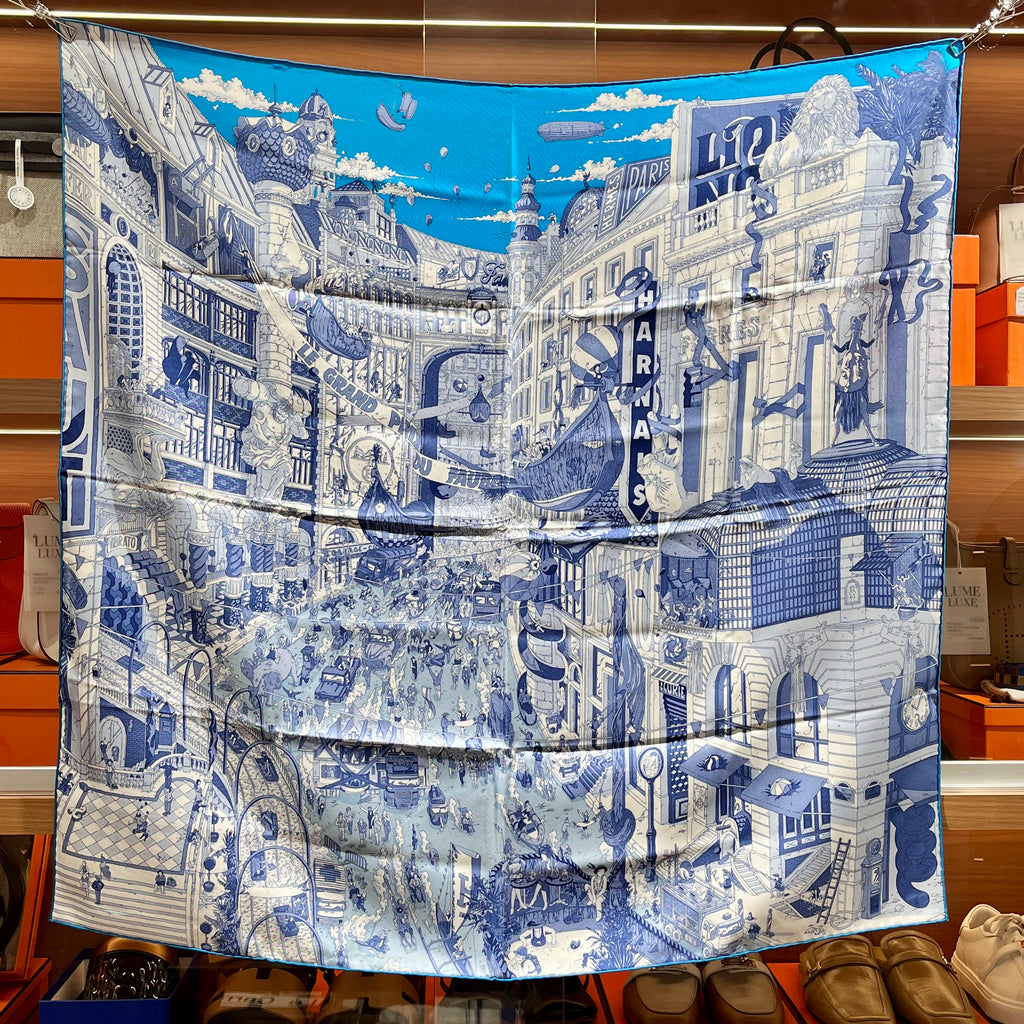 [New] Hermès Scarf 90 Silk