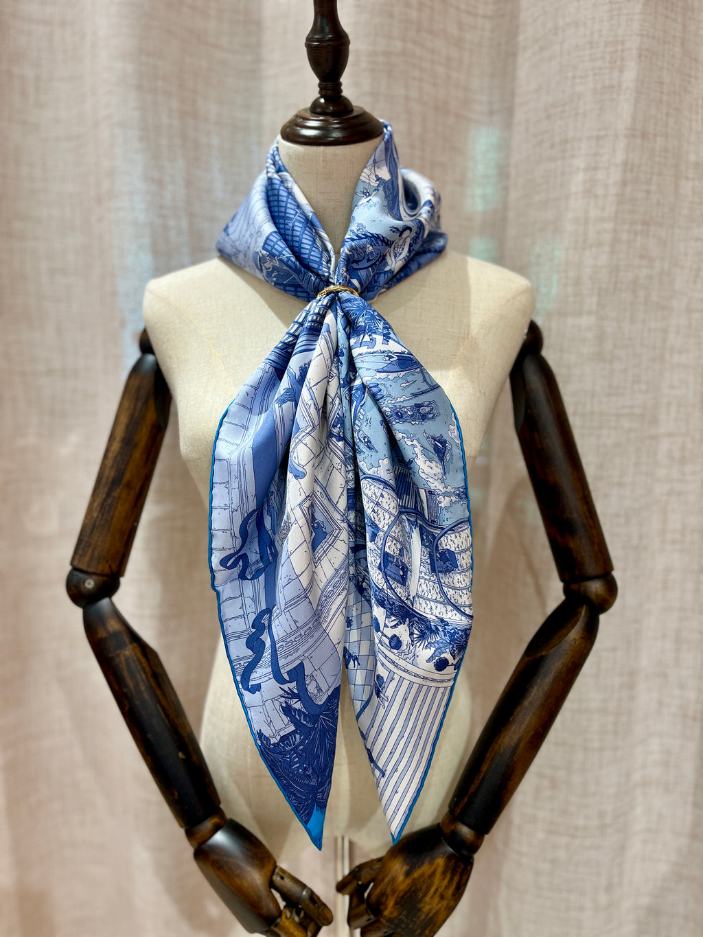 [New] Hermès Scarf 90 Silk