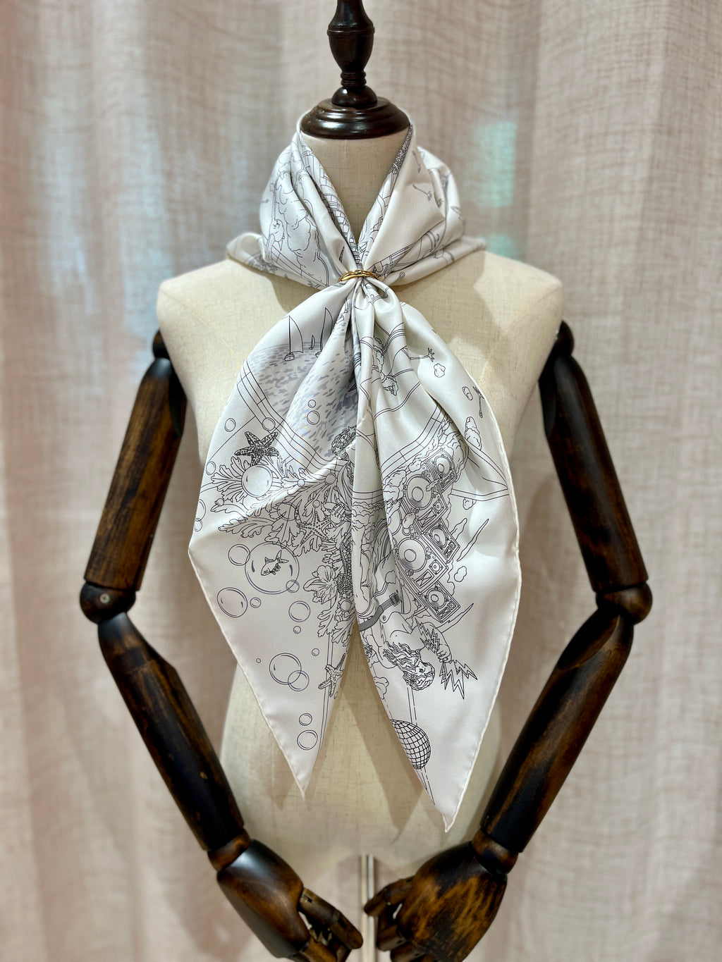 [New] Hermès Scarf 90 Silk