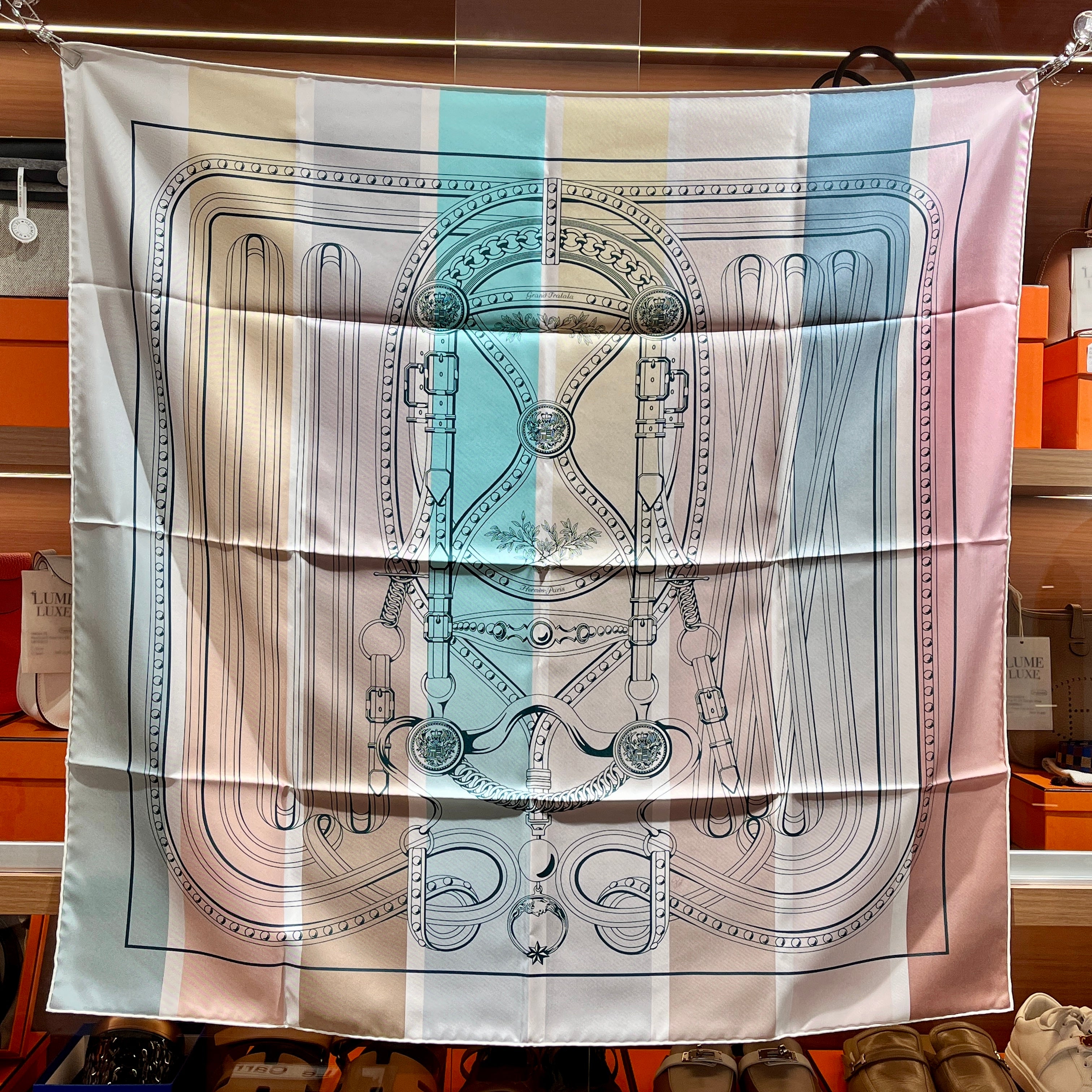 [New] Hermès Double Face Scarf 90