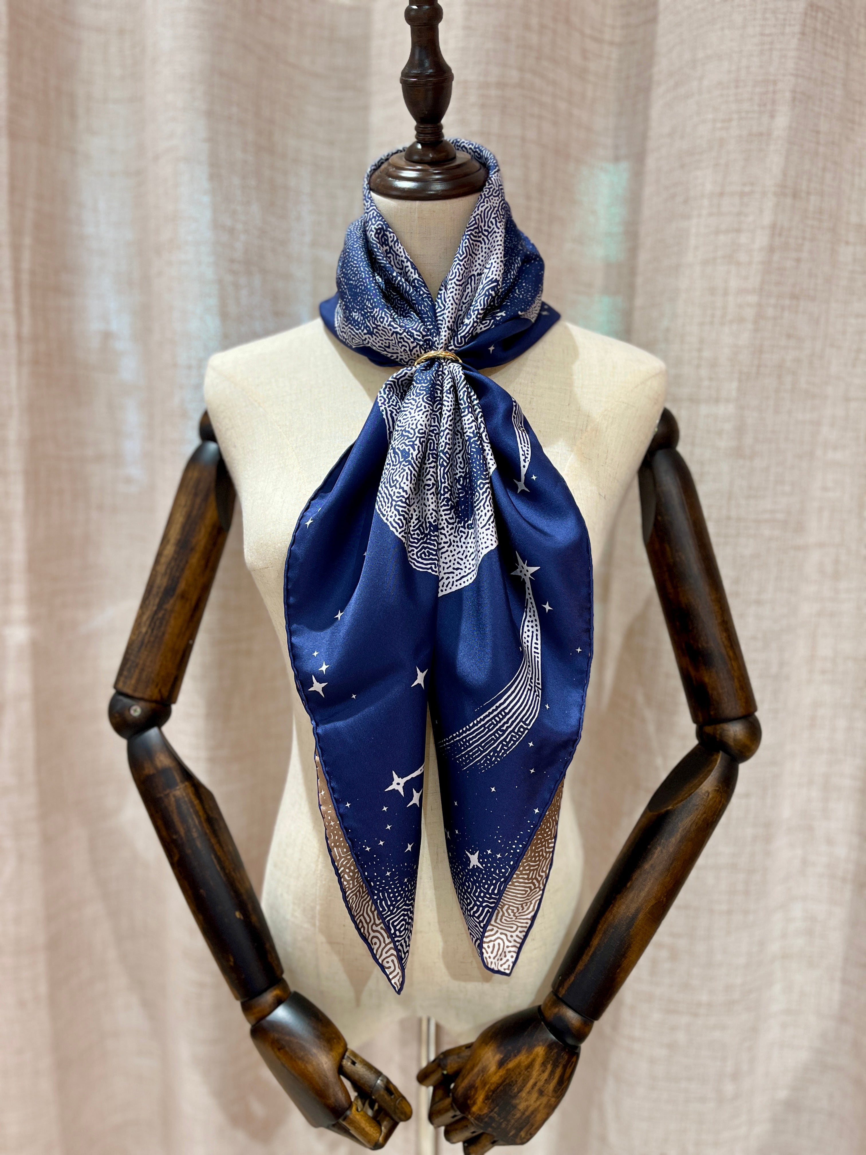 [New] Hermès Double Face Scarf 90