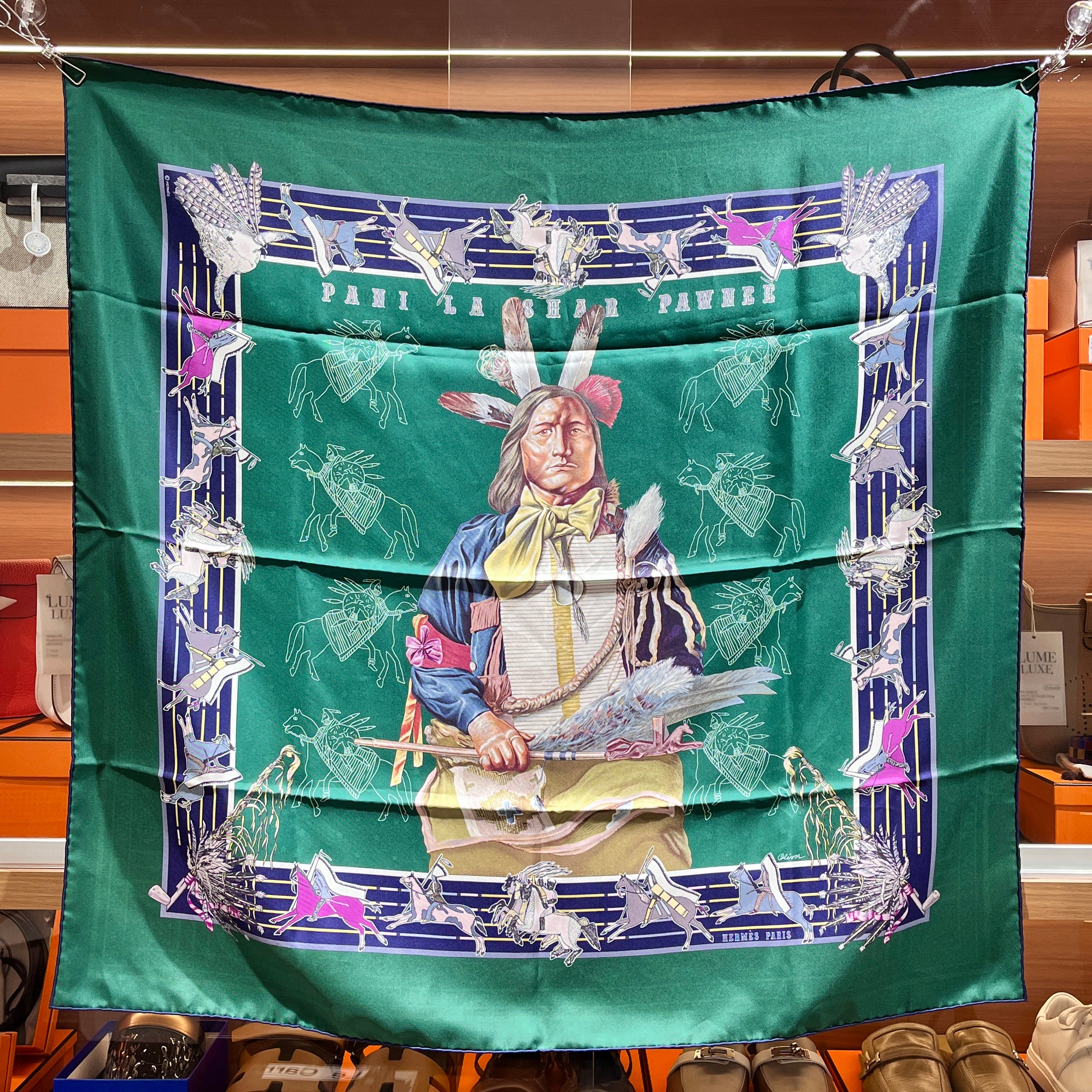 [New] Hermès Double Face Scarf 90