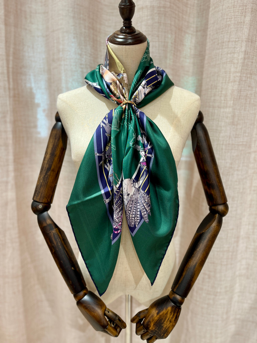 [New] Hermès Double Face Scarf 90
