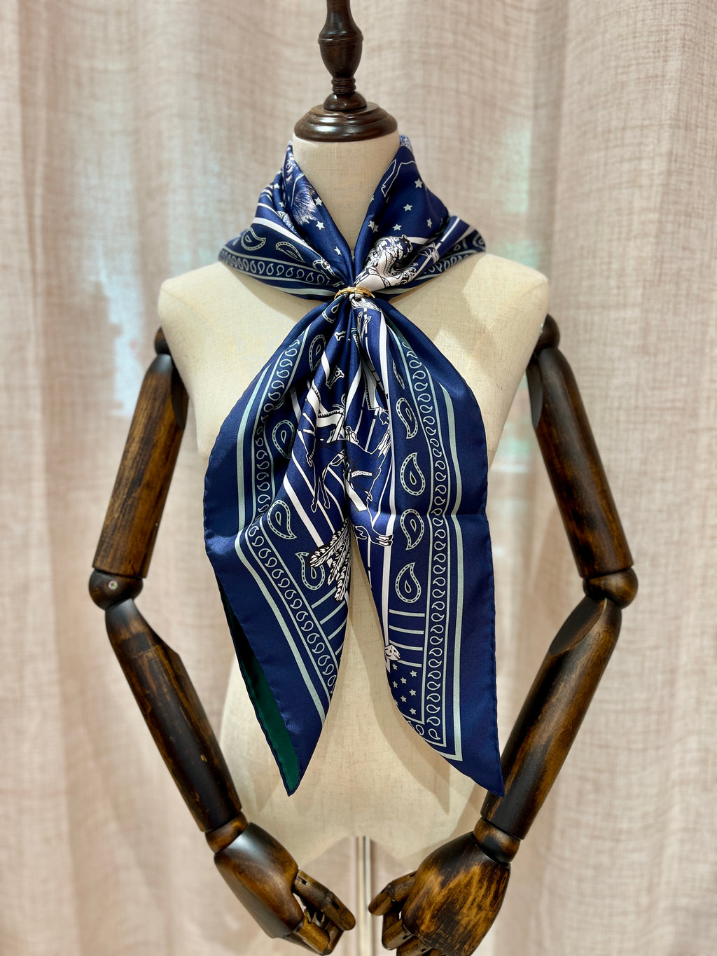 [New] Hermès Double Face Scarf 90