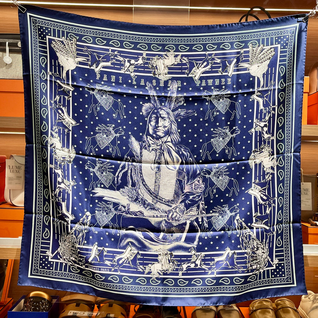 [New] Hermès Double Face Scarf 90