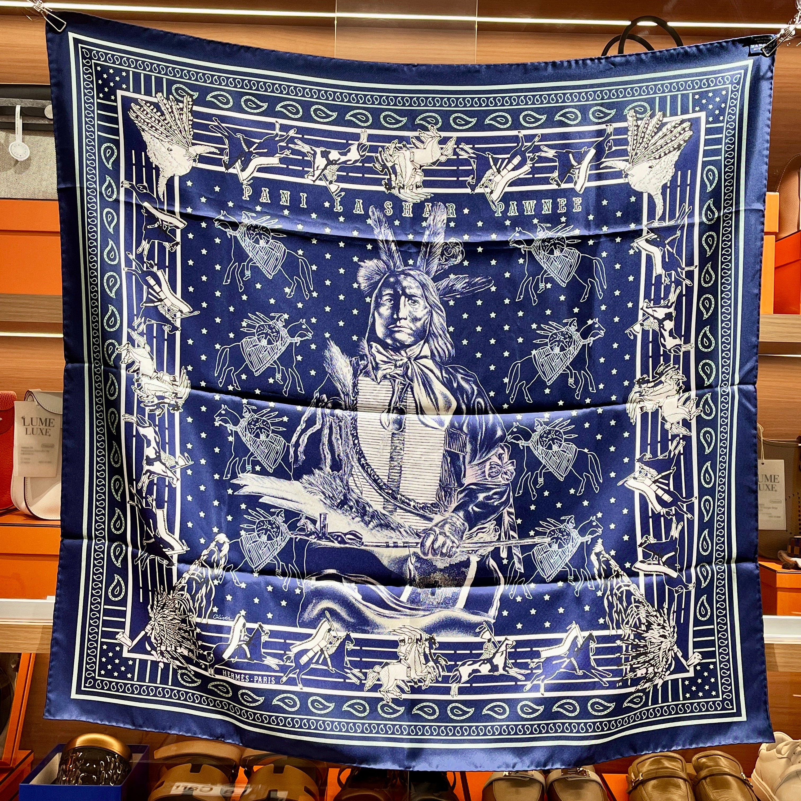 [New] Hermès Double Face Scarf 90