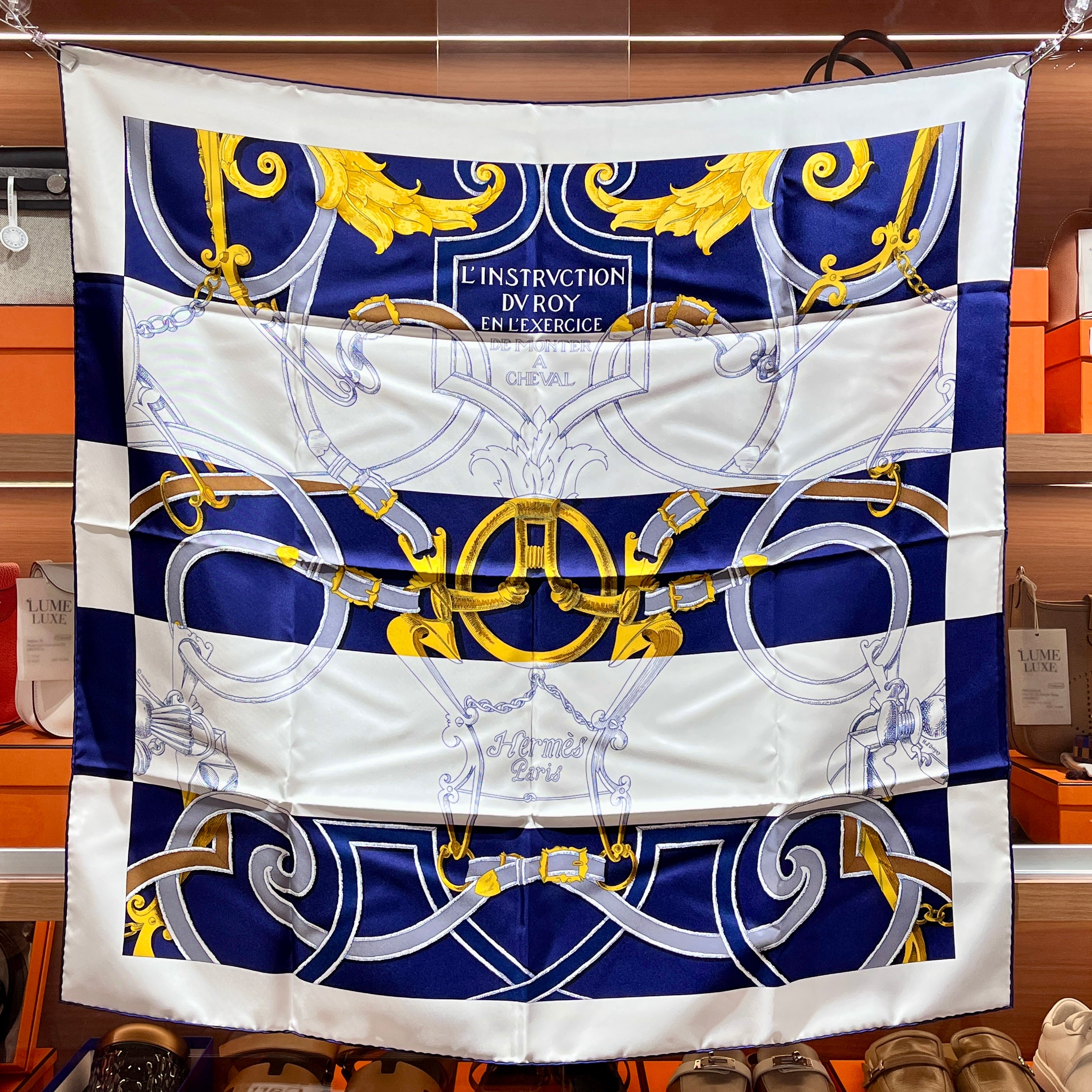 [Preloved] Hermès Scarf 90 Silk