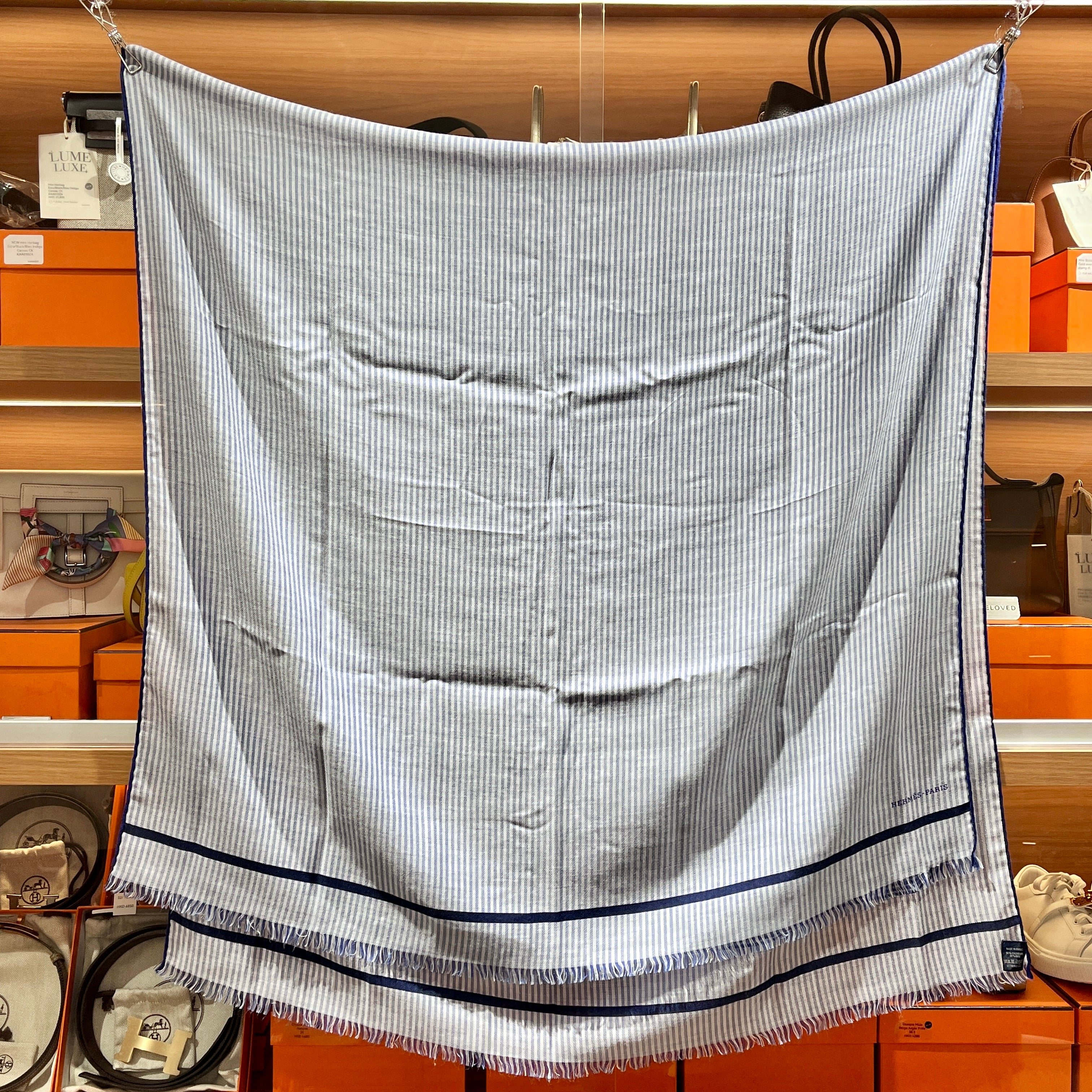 [Preloved] Hermès 63 x 180 Cashmere Scarf