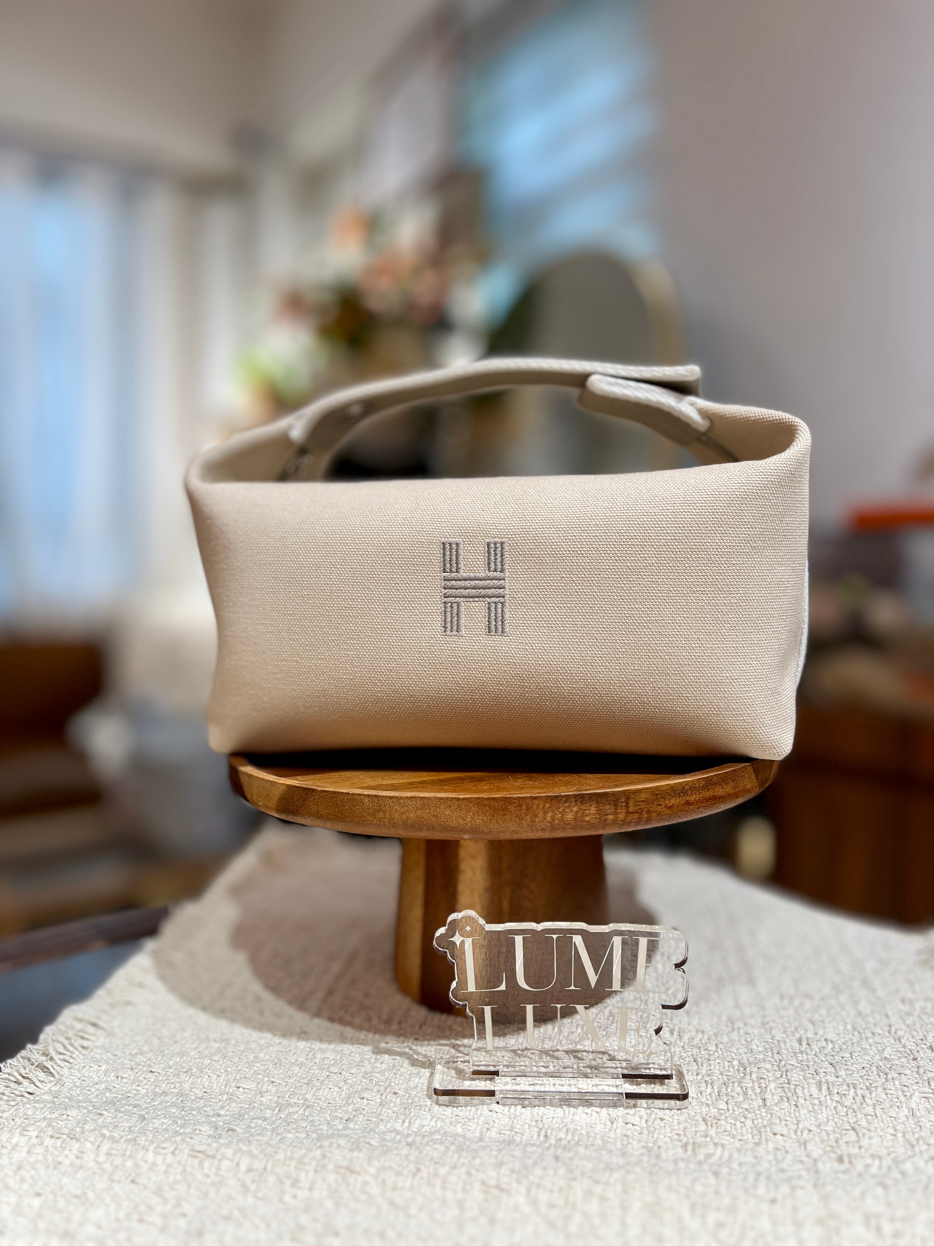 [New] Hermès Bride-a-Brac case Neutral , small model