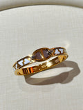 [Unused] Hermès Mini Clic Chaine d'Ancre Cartes a Jouer Bracelet Orfevre Jaune Or/Blanc  PM (Copy)