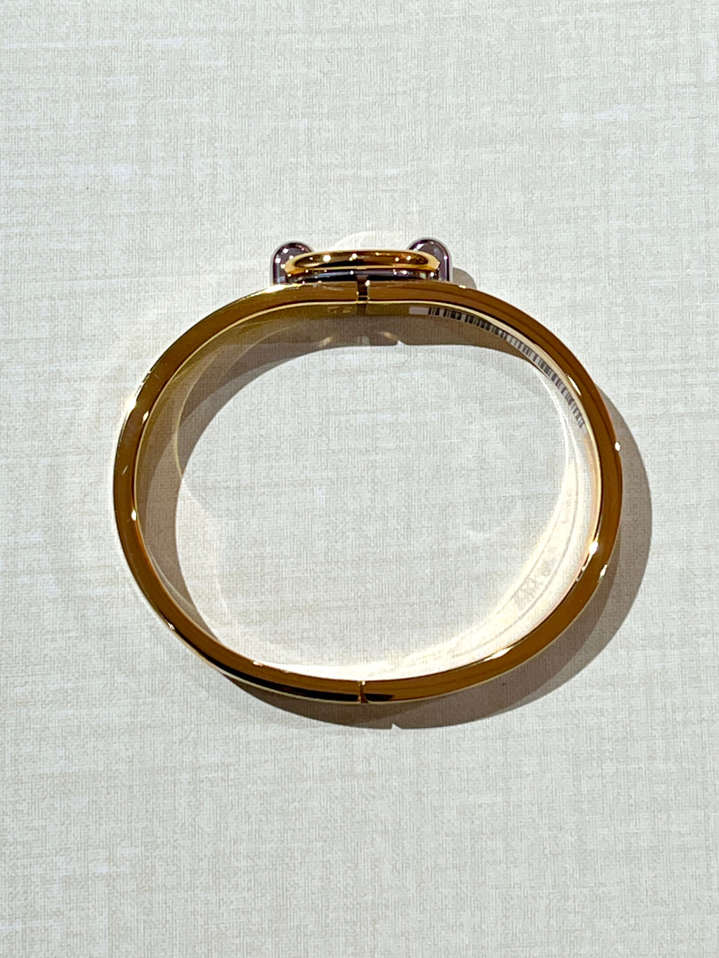 [Unused] Hermès Mini Clic Chaine d'Ancre Cartes a Jouer Bracelet Orfevre Jaune Or/Blanc  PM (Copy)