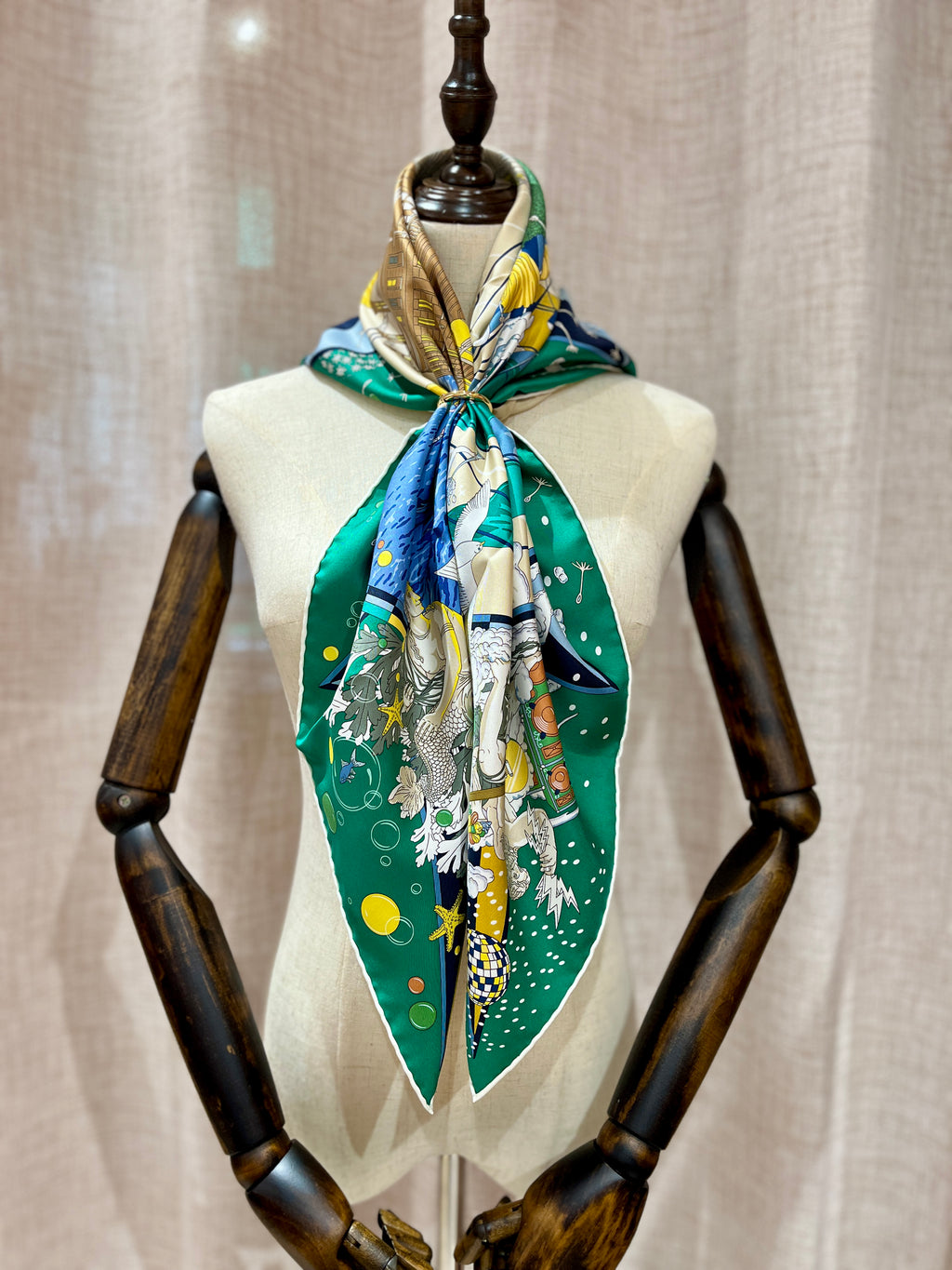 [New] Hermès Scarf 90 Silk