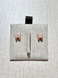 [New] Hermès Mini Pop H Earrings Poudre Rosegold