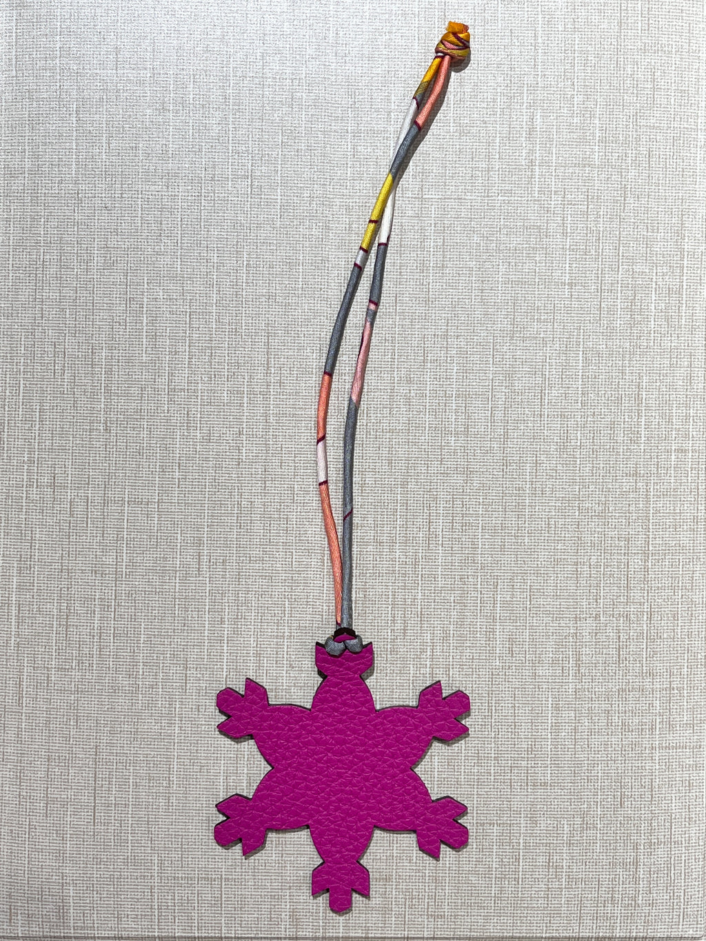 [New] Hermès Snowflake charm Petit H Black/Rose
