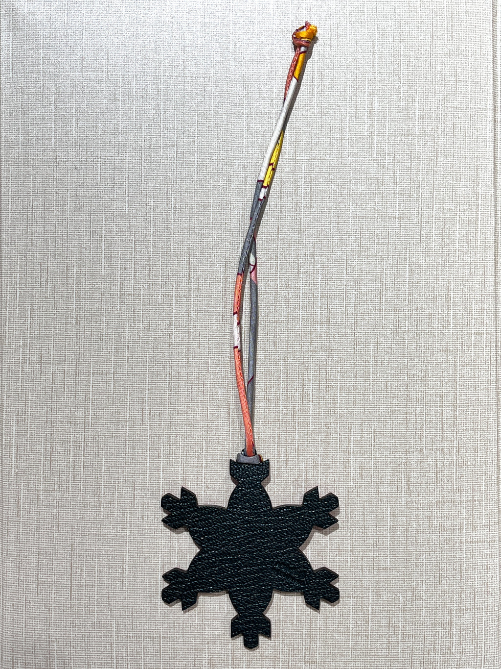 [New] Hermès Snowflake charm Petit H Black/Rose