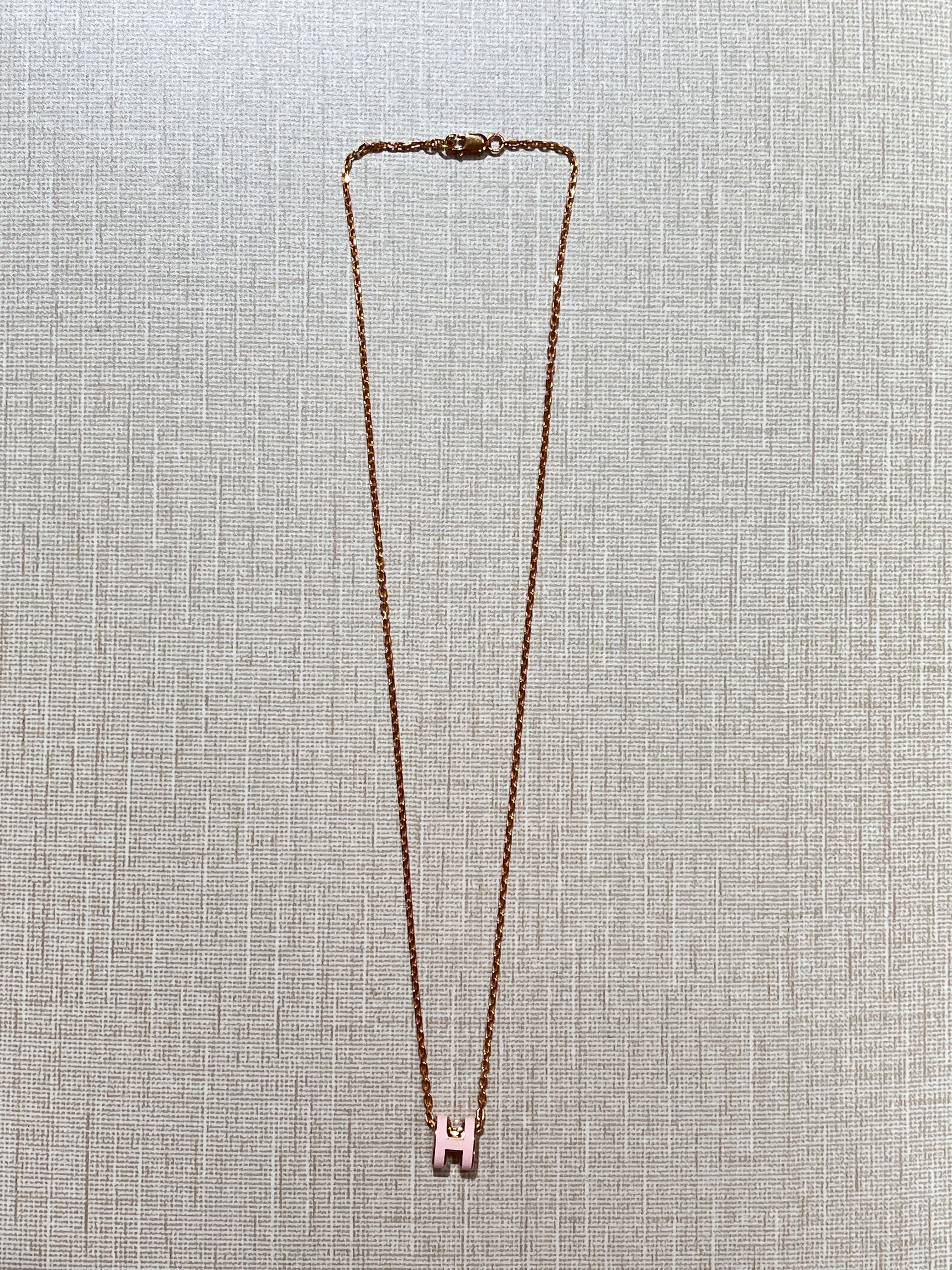[New] Hermès Mini Pop H Pendant Rose Candeur Rosegold