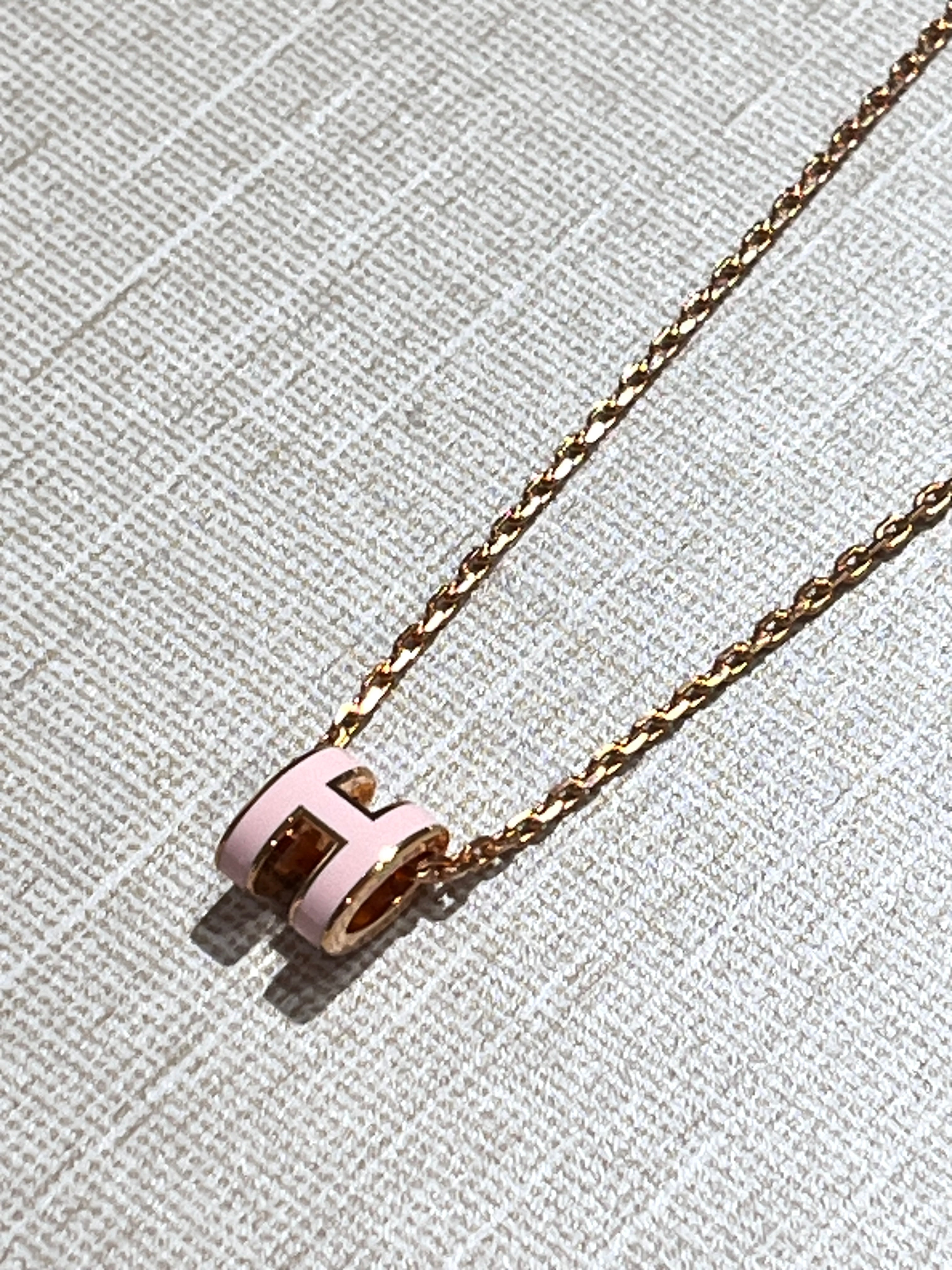 [New] Hermès Mini Pop H Pendant Rose Candeur Rosegold